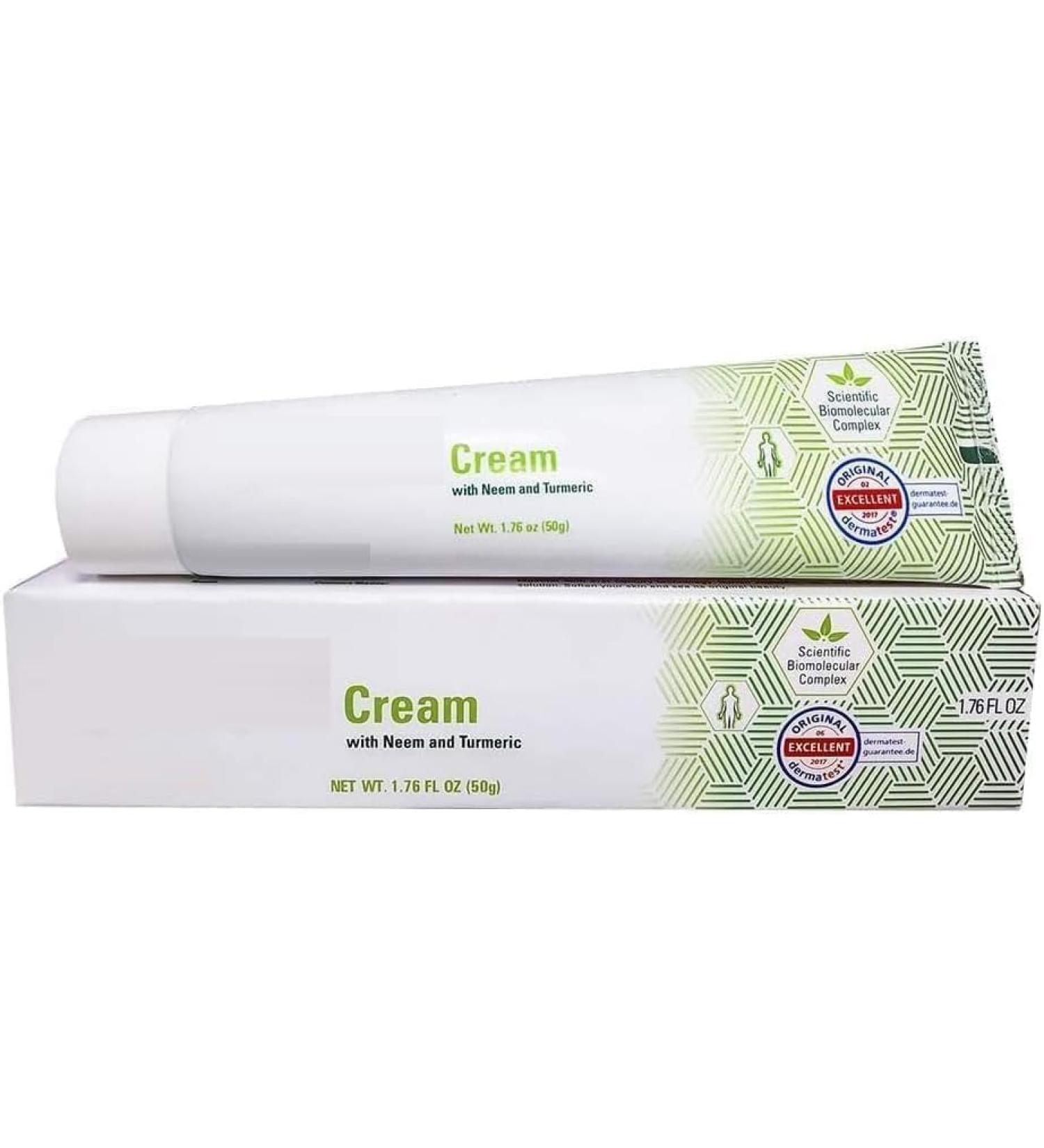 kk Cream for Dry Itchy & Flaky Skin | with Neem and Turmeric for All Types of Psoriasis | Smoothens The Skin | 50g - Buy Online on GoSupps.com