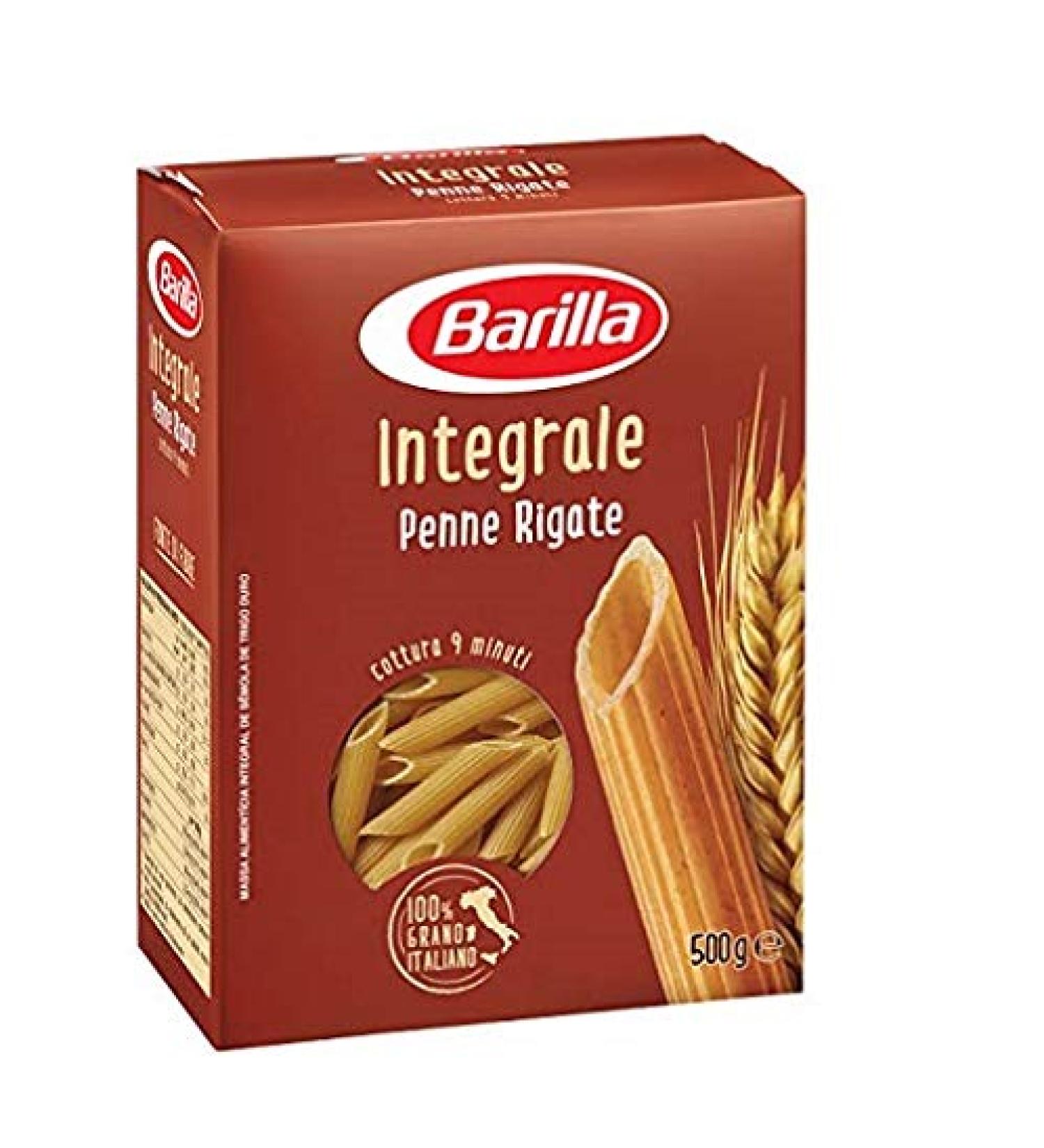 Pasta Barilla penne rigate integrali whole wheat Italian noodles 500 g