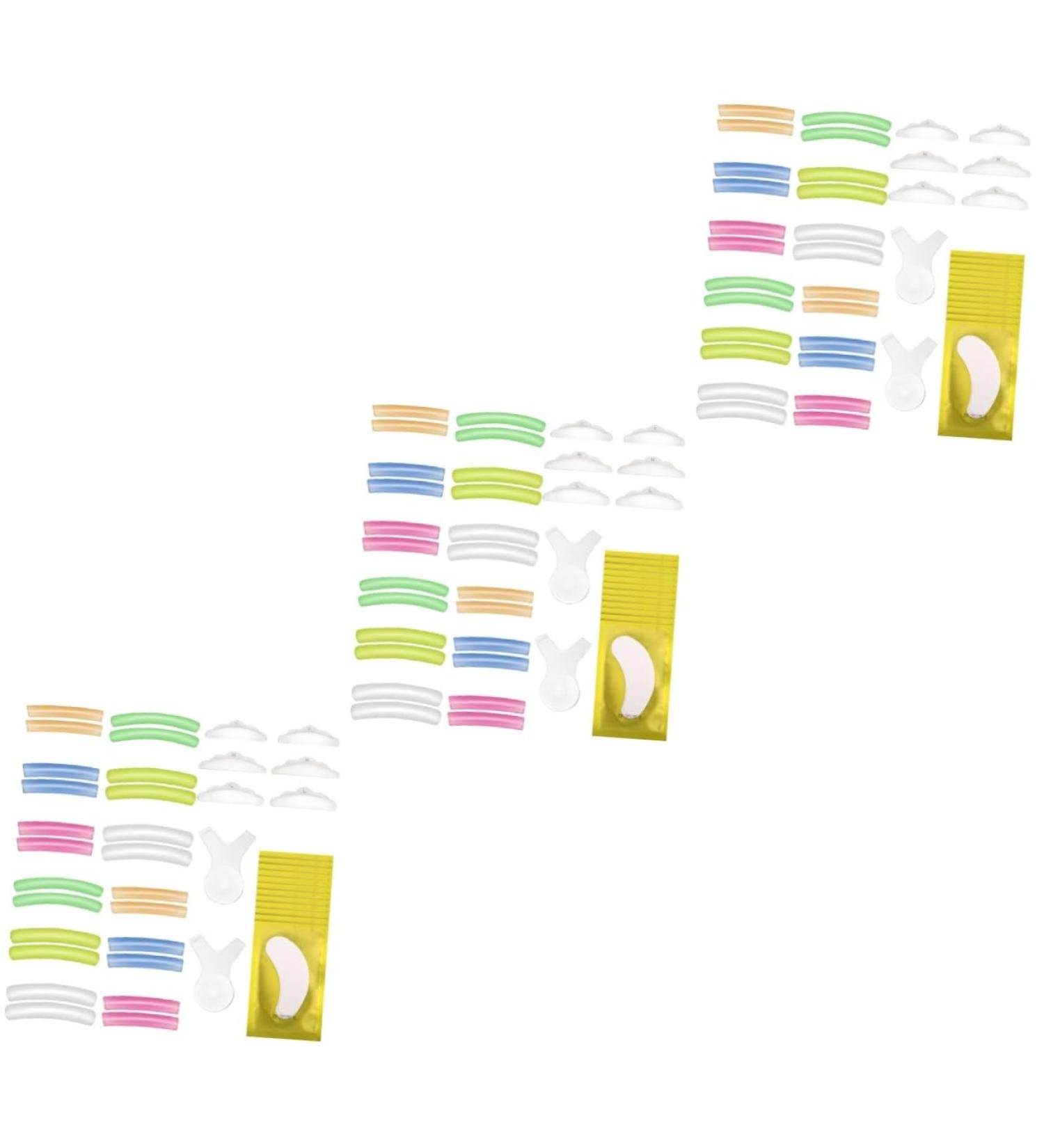 FOMIYES 3 Sets Eyelash Extension Kit - Silicone Lash Lift Tools & Reusable Grafting Pads for Perfect Makeup - Buy Online on GoSupps.com