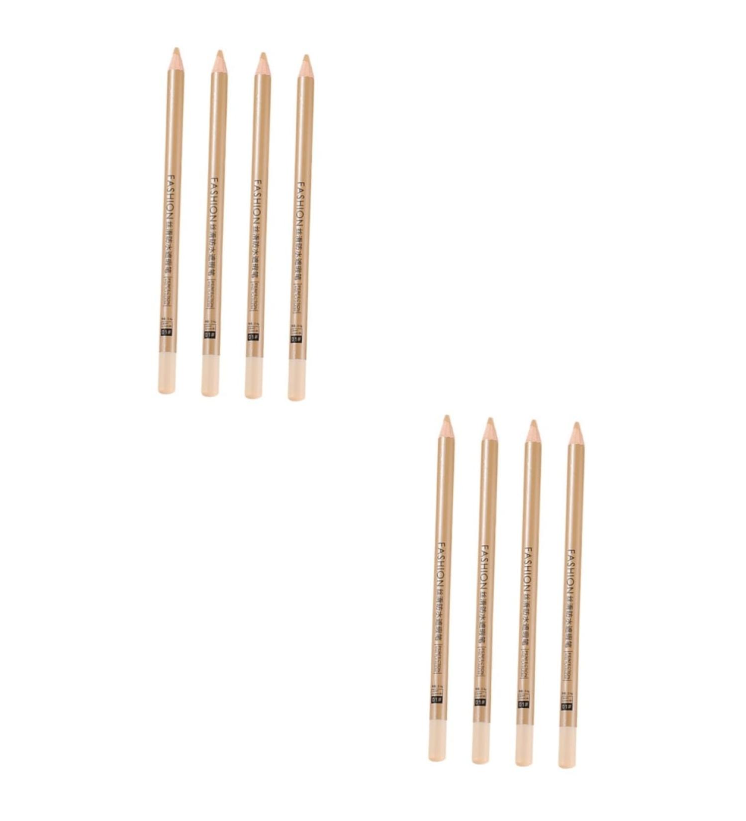 WOONEKY 8 Pcs Concealer Pen Makeup Concealer Women Makeup Supplies Concealer for Marks White Wooden - Buy Online on GoSupps.com