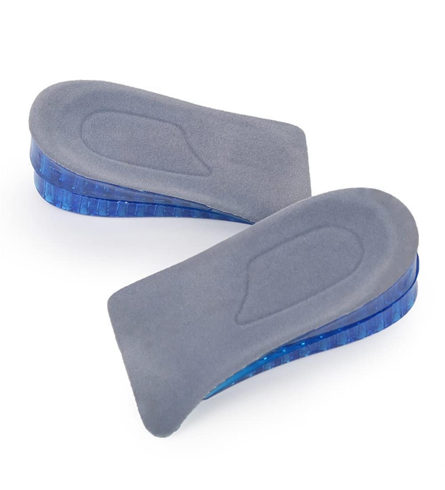 Buy Grips Heel Cups TPR Double-layer Half Pad for Men - Comfort Walk Solution for Plantar Fasciitis & Heel Blister Prevention in Blue - Buy Online on GoSupps.com