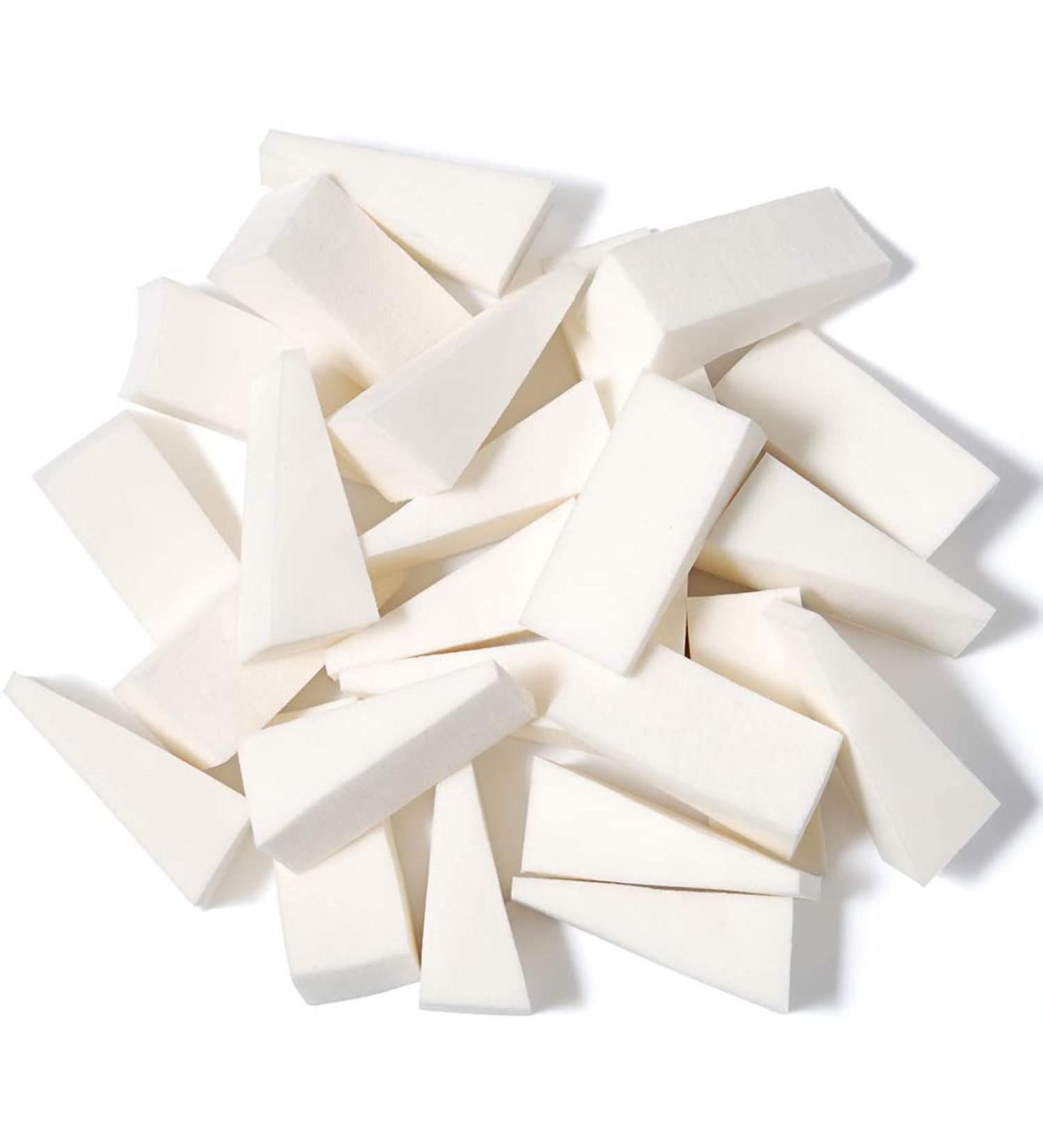 AKOAK 24 Pieces Disposable White Makeup Puff - Perfect Mini Applicators for Foundation Blending & Crisp Edge Control - International Shipping Available - Buy Online on GoSupps.com
