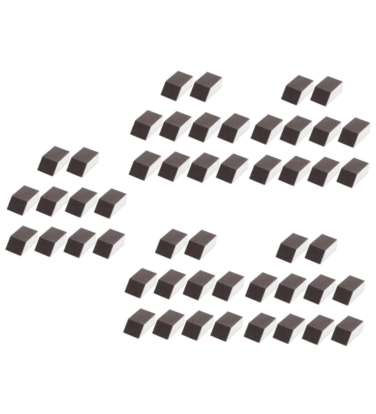 Solustre 50-Piece Spotted Sponge Brushes - Effective Dishware & Household Cleaning Sponges for Rust and Etching - Durable 7x4x2.5cm - Buy Online on GoSupps.com