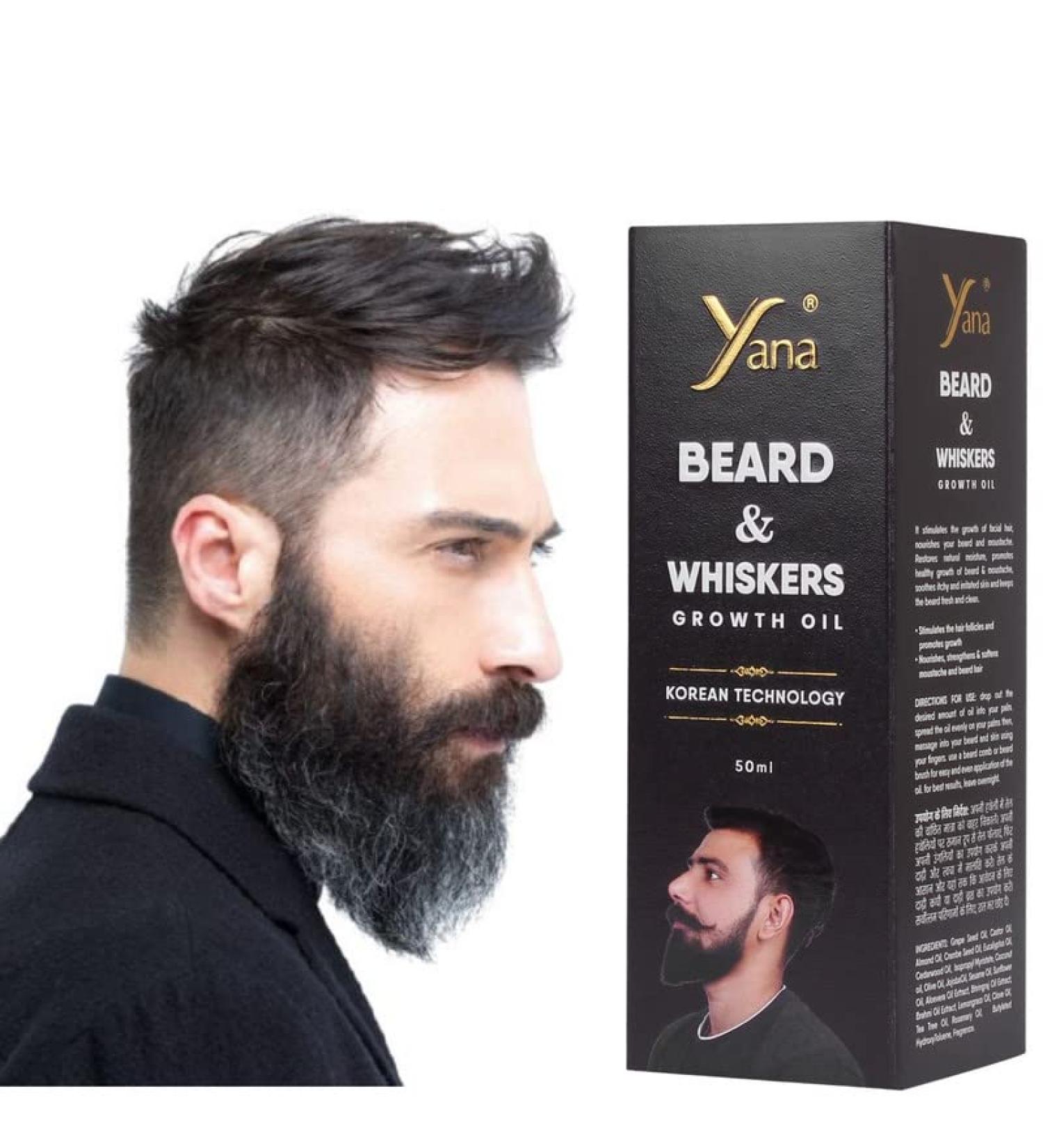  Yana Yana Beard Oil Growth For Men Fast Growth By Korean Technology - Buy Online on GoSupps.com