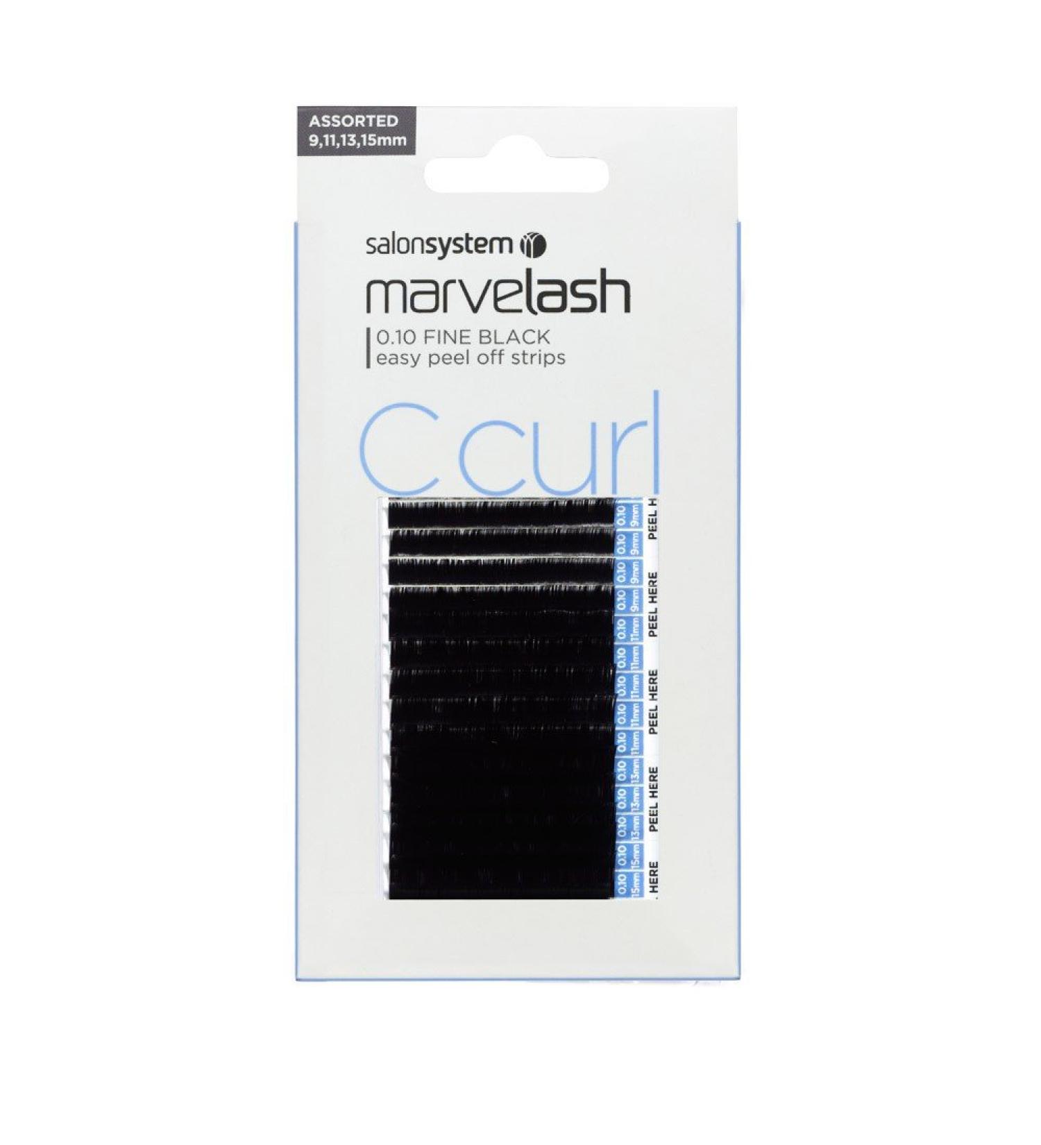 salonsystem Lash Extensions 0.10 Fine Assorted Black