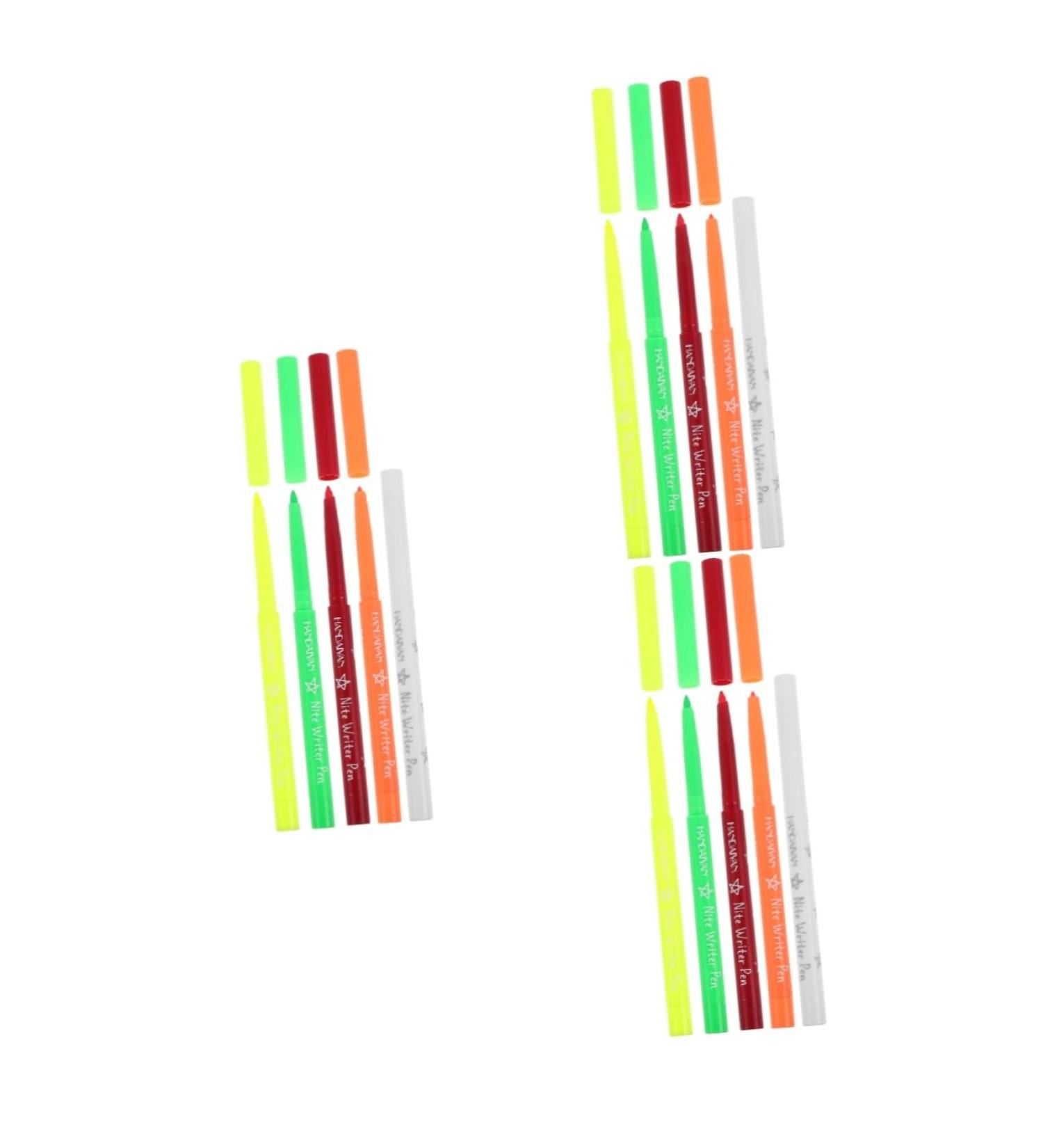 FOMIYES 15 Pcs Halloween Paint Pen Fluorescence Eyeliner Make up Highlighter Eyeliner Fluorescence Plastic 12.00X0.80X0.80CMx3pcs Assorted Colorx3pcs - Buy Online on GoSupps.com