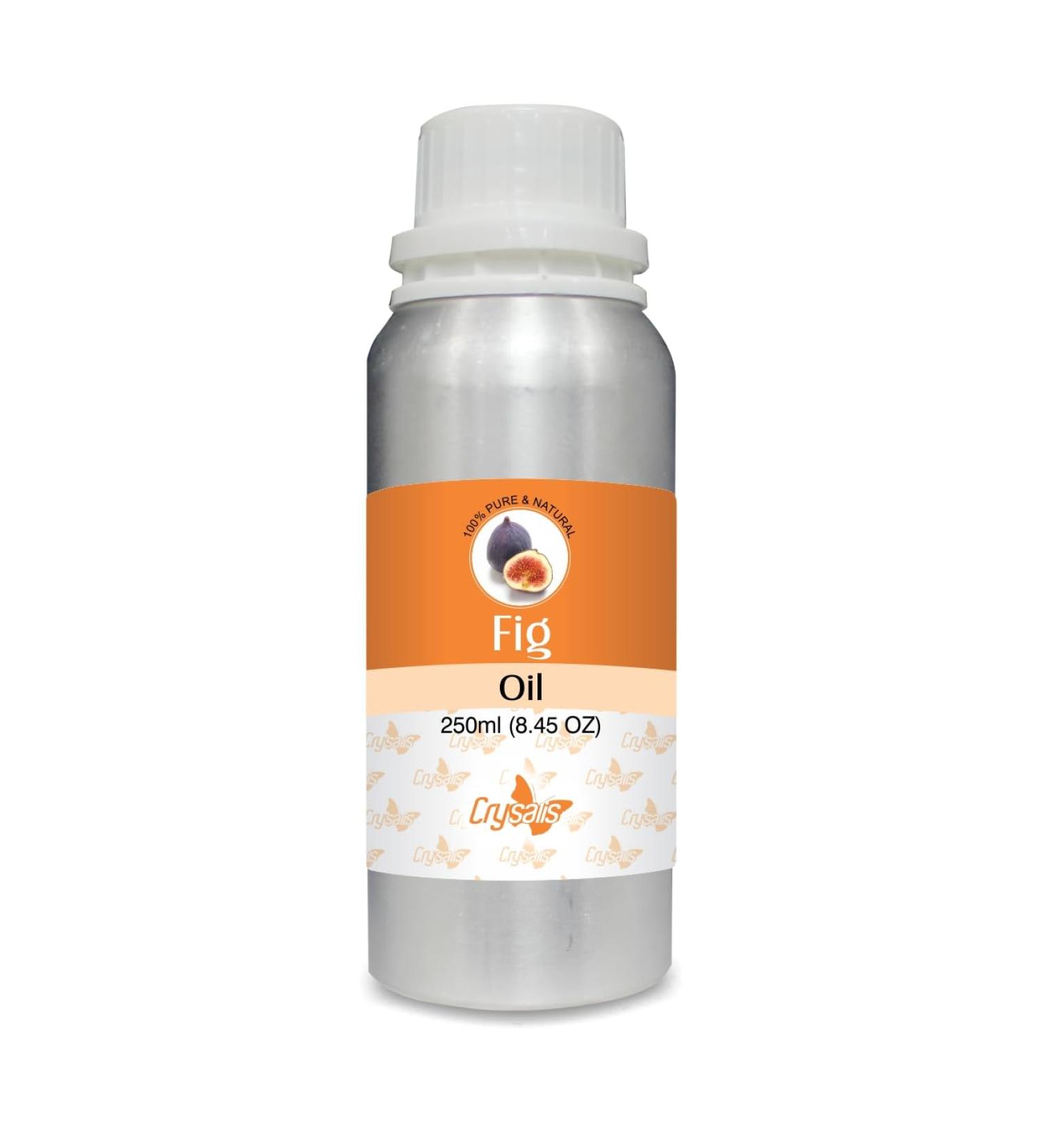 Crysalis Fig Oil Cosmetic Grade (250 ml / 8.45 fl oz) - Botanical Aromatic Oil for Skincare Massage DIY Beauty & Topical Blends - Buy Online on GoSupps.com