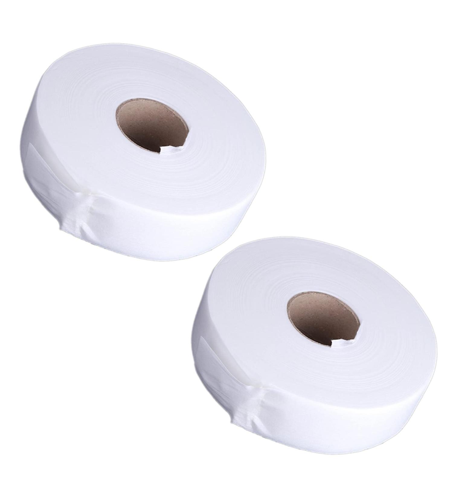 Bcowtte 2X 100 Yards Nonwoven Wax Strips for Hair Removal - Best Depilatory Paper Waxing Rolls for Smooth Skin - Buy Online on GoSupps.com