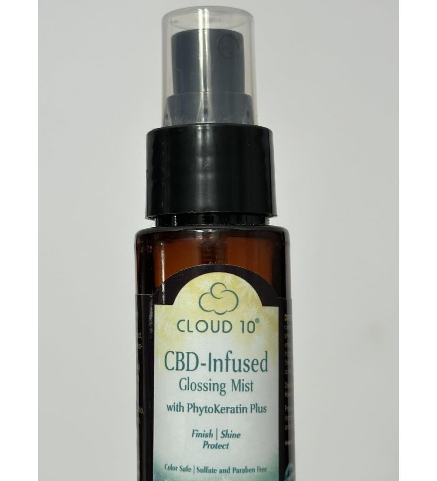 CLOUD 10 CBD-Infused Glossing Mist with PhytoKeratin Plus Finishing Shine & Protection Color Safe Sulfate & Paraben Free - Buy Online on GoSupps.com