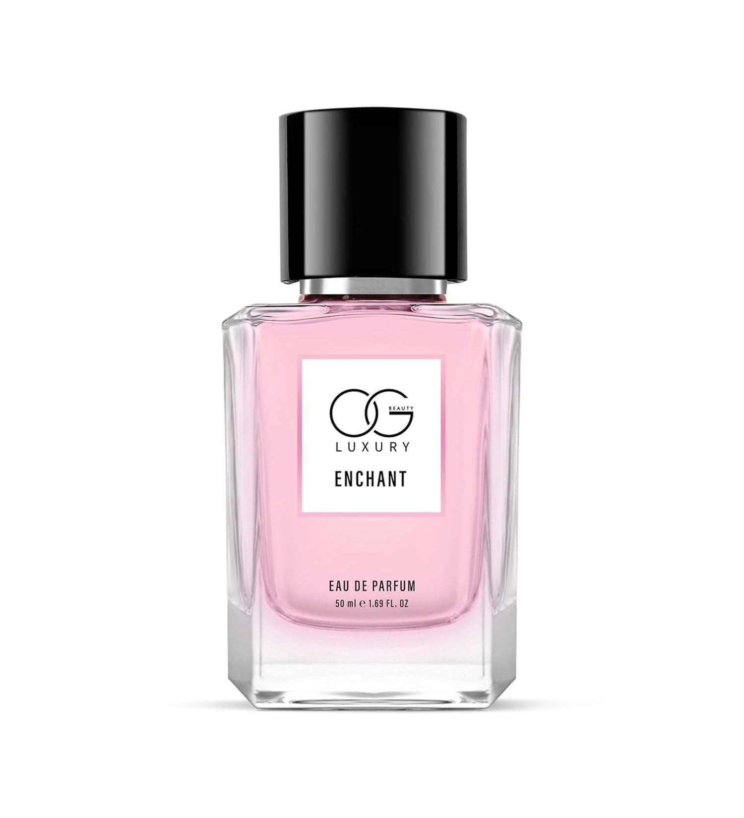 O.G BE.AUTY LUXURY Enchant Eau De Parfum 50ml | Sophisticated Women's Fragrance | Pineapple Lily Black Currant Melon Lotus Rose Jasmine | Long-Lasting Perfume - Buy Online on GoSupps.com