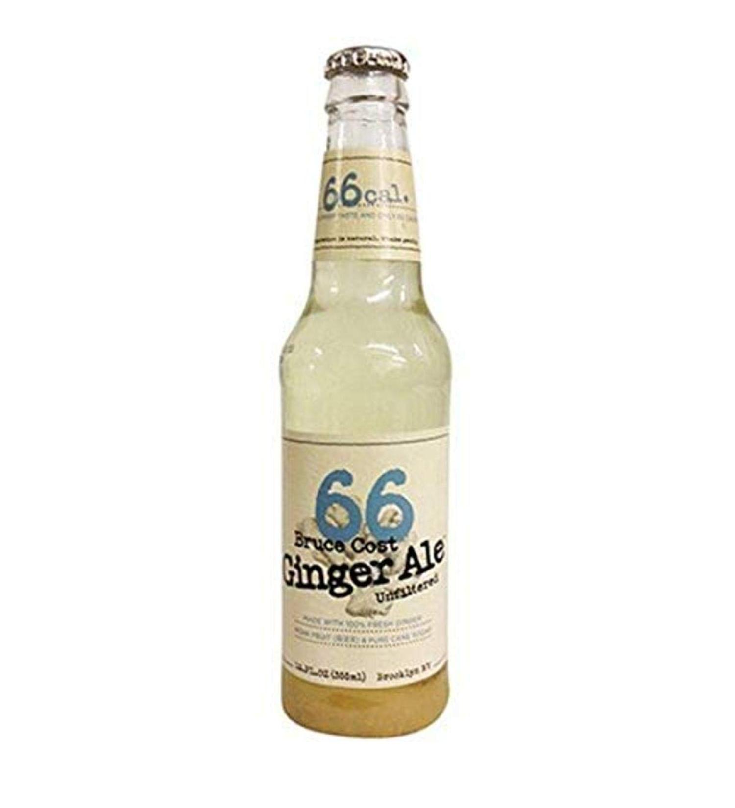Bruce Cost 66 Ginger Ale, white, 12 Fl Oz (Pack of 12)
