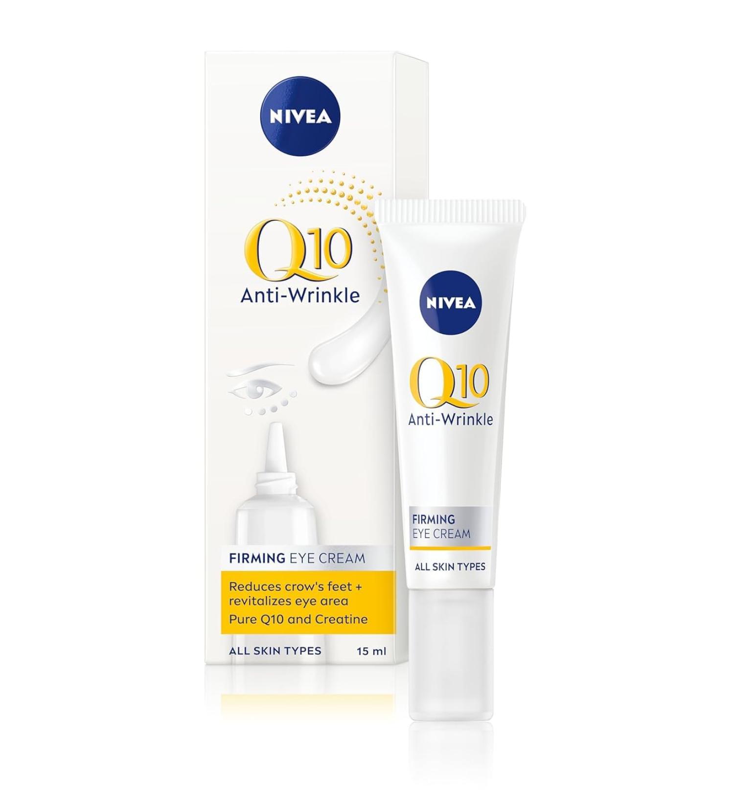 NIVEA Q10 Anti-Wrinkle Power Firming Eye Cream - 15ml (Pack of 1) - Buy Online on GoSupps.com