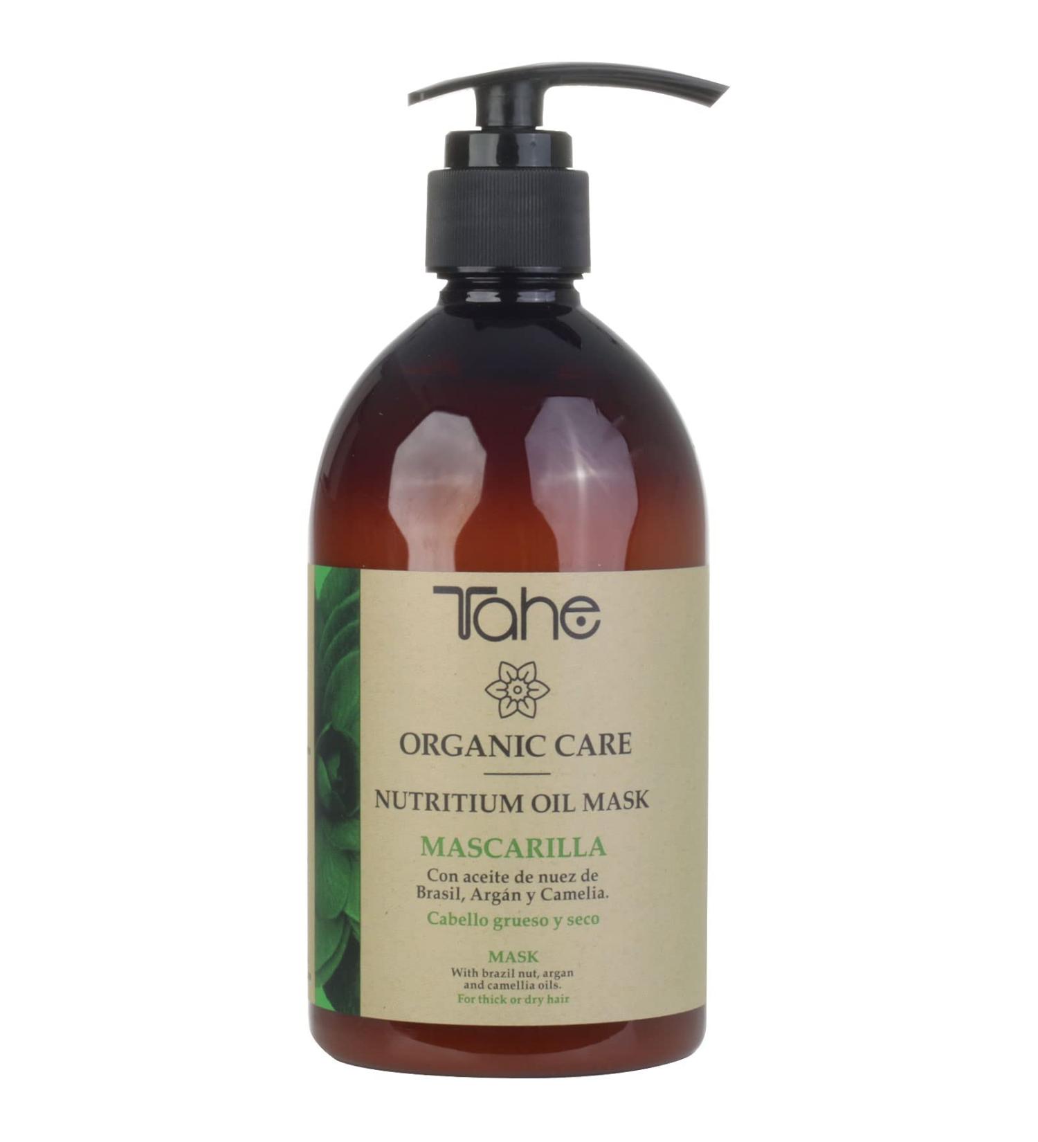 Tahe Organic Care Nutritium Oil Hair Mask 500ml - Intense Hydration & Nourishment for Healthy Hair - International Shipping Available - Buy Online on GoSupps.com