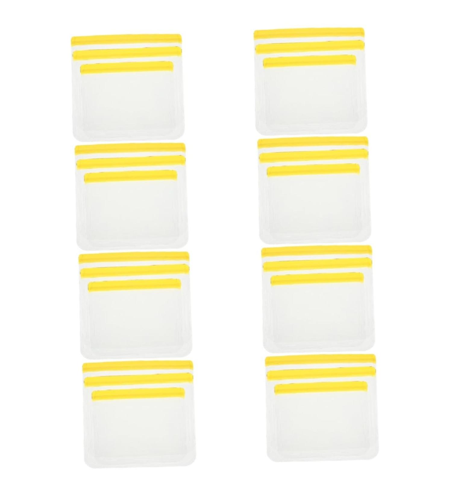 Alipis 24 Pcs Food Preservation Bag Refrigerator Vacuum Sealer Bags Fresh Reusable Food Storage Bag Frosted - Buy Online on GoSupps.com