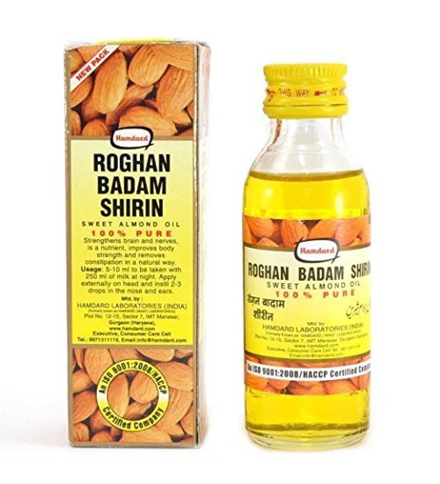 Pack of 2 Hamdard Roghan Badam Shirin Sweet Almond Oil -100