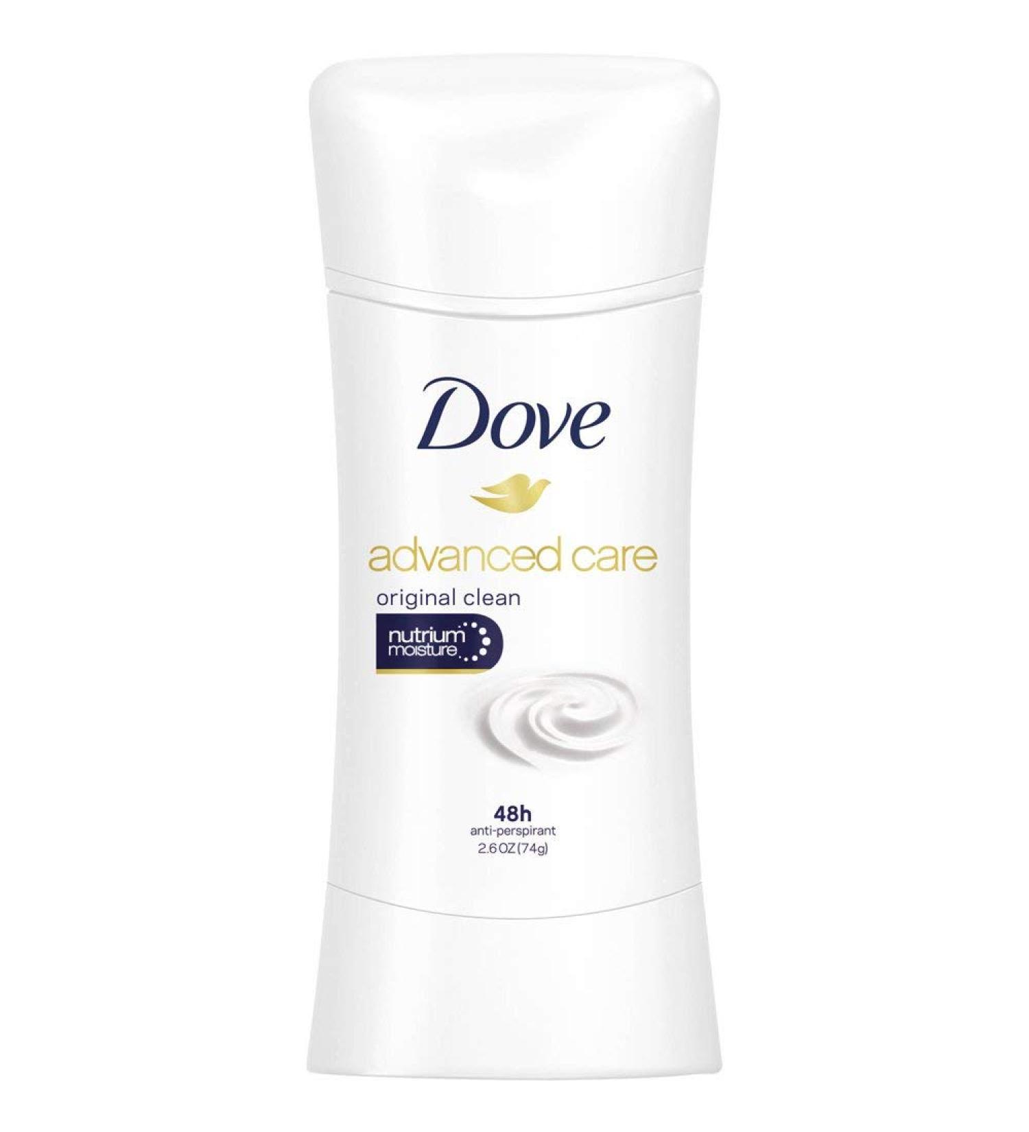 Dove Advanced Care Original Clean Antiperspirant Deodorant 2.6 Ounce - 12 per case.