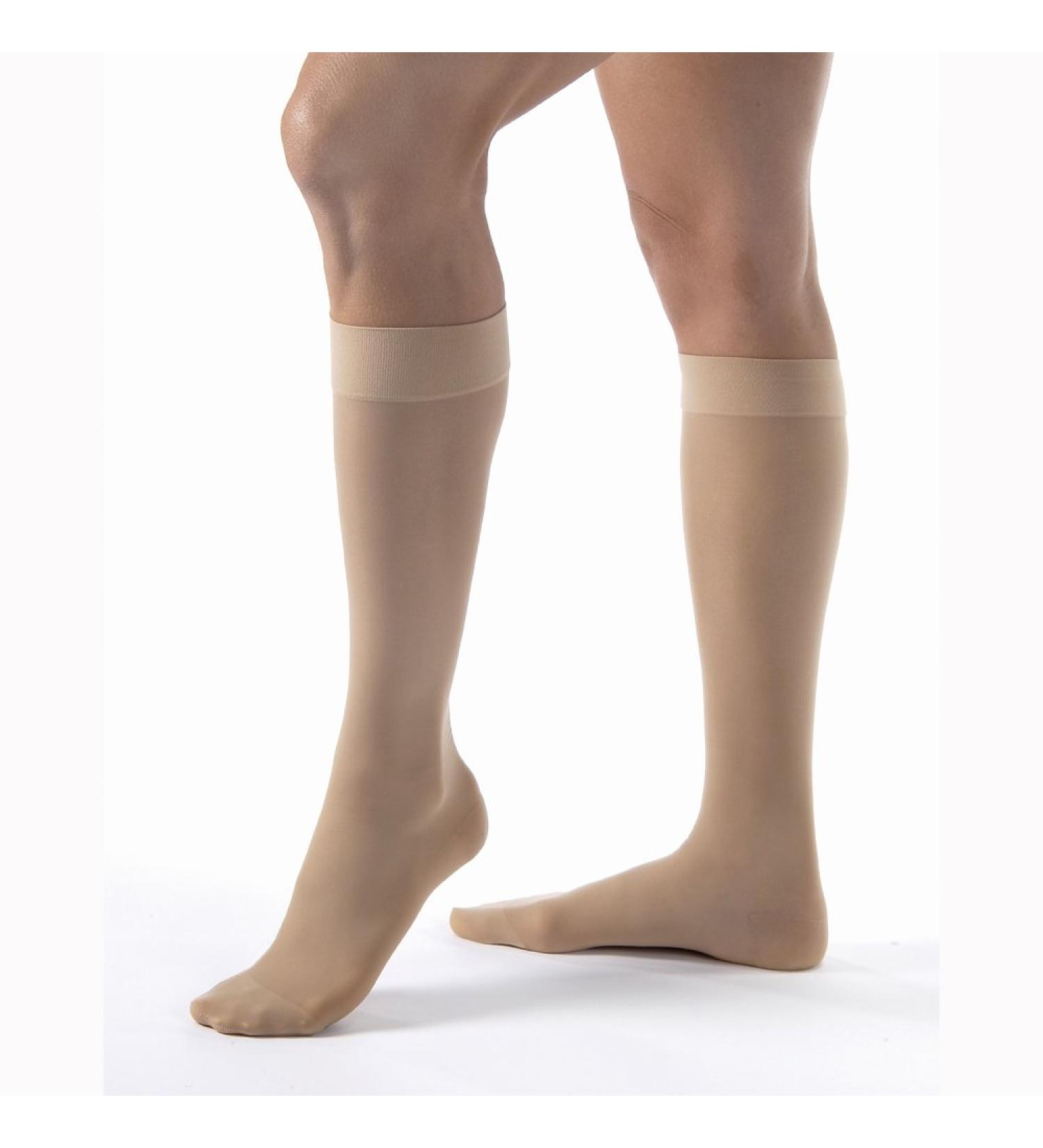 Women's Ultrasheer 15-20 mmHg Closed Toe Knee High Support Sock
