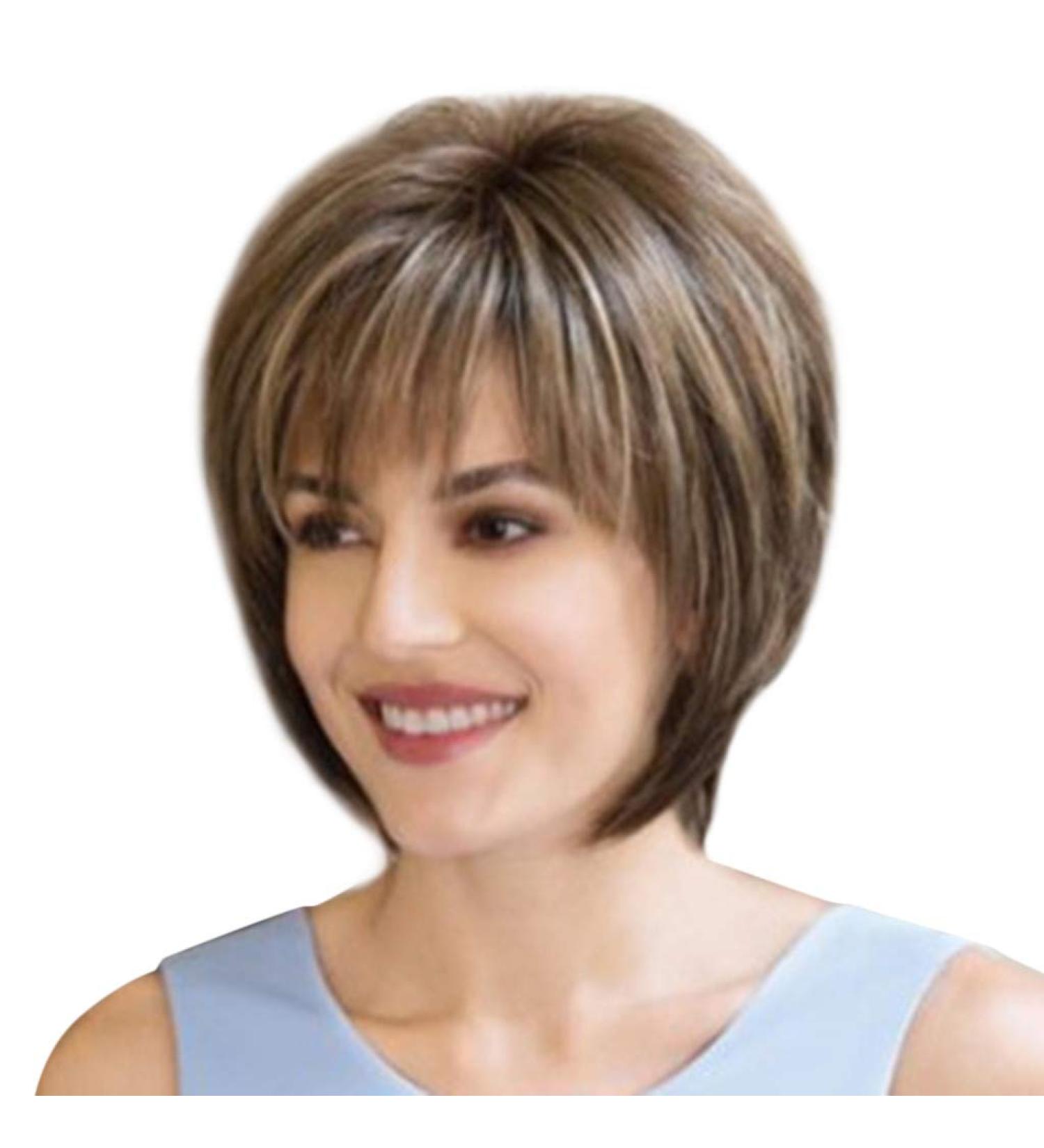 Stay & Ma Braun Runge Short Women's Wig - Voluminous Wavy Heat-Resistant Fashion Wig for Daily Wear - Buy Online on GoSupps.com
