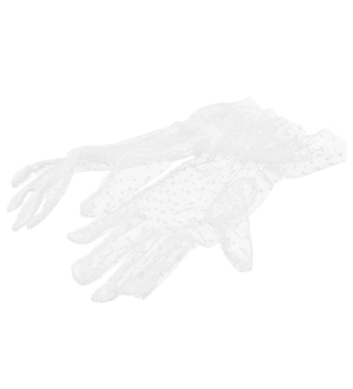 FOMIYES 1 Pair Cocktail Black Gloves Vintage Gloves for Woman Party Gloves Opera Gloves Women Short Gloves Wedding Short Gloves Evening Dress Accessories Lace Bride White - Buy Online on GoSupps.com