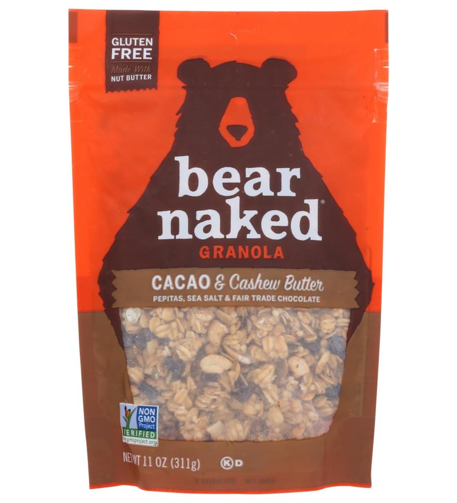 Bear Naked Cacao & Cajou Butter Soft Baked Granola 325 ml (lot de 2) - Buy Online on GoSupps.com