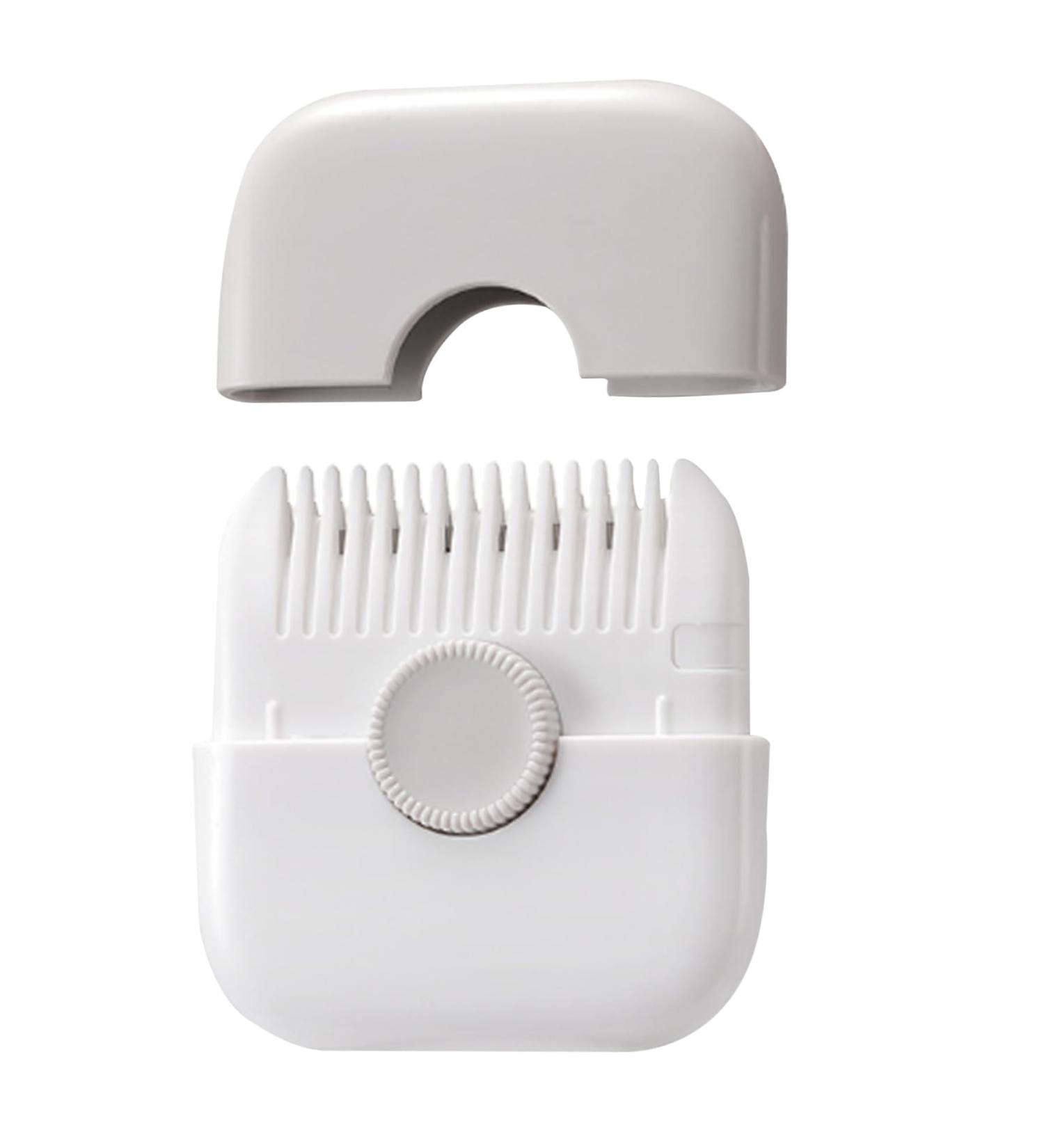 Split Ends Hair Trimmer for Women 2 in 1 Mini Split End Repair Hair Brush Detachable Dustproof Knob Adjustable Stainless Steel Slicer Hair Clipper Grey - Buy Online on GoSupps.com