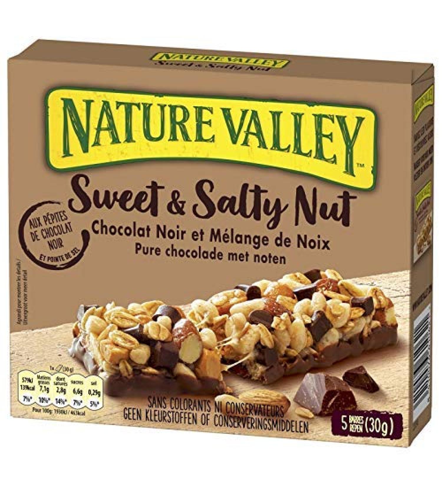 Nature Valley Cereal Bars Dark Chocolate & Almonds 150 g Pack of 4