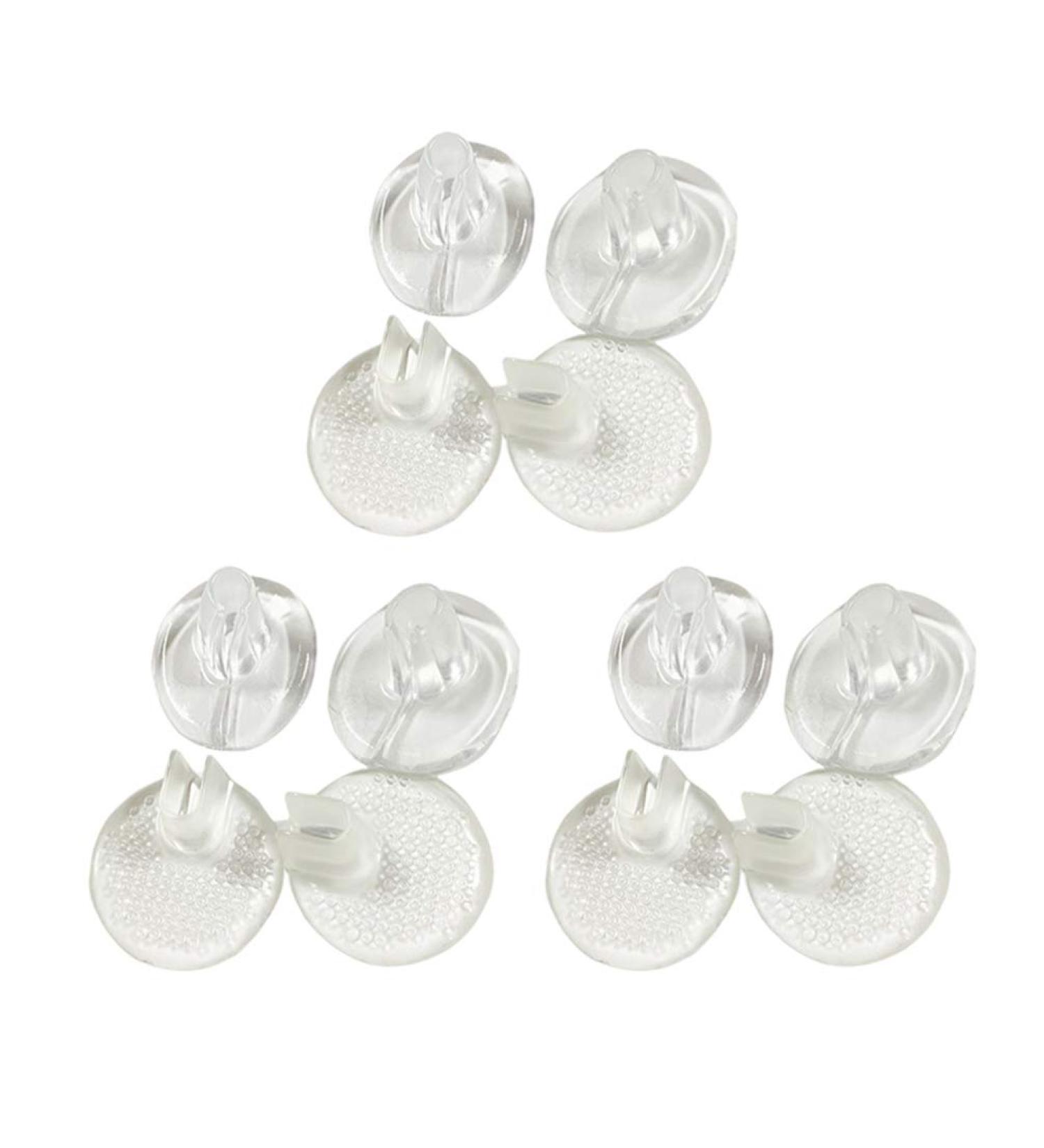 Healifty Transparent Split Toe Cushion Silicone Flip Flops Foot Pad - 6 Pairs | Home Outdoor Comfort - Buy Online on GoSupps.com