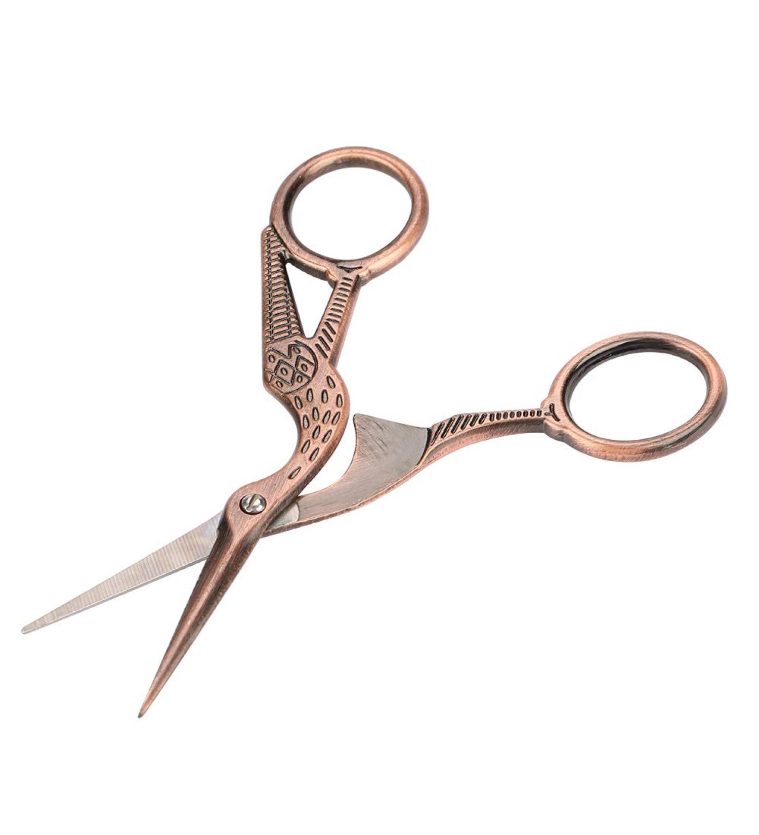 ZPSHYD Makeup Scissors Vintage Stainless Steel Scissors Eyebrows Hair Trim Beauty Makeup Tool - Buy Online on GoSupps.com