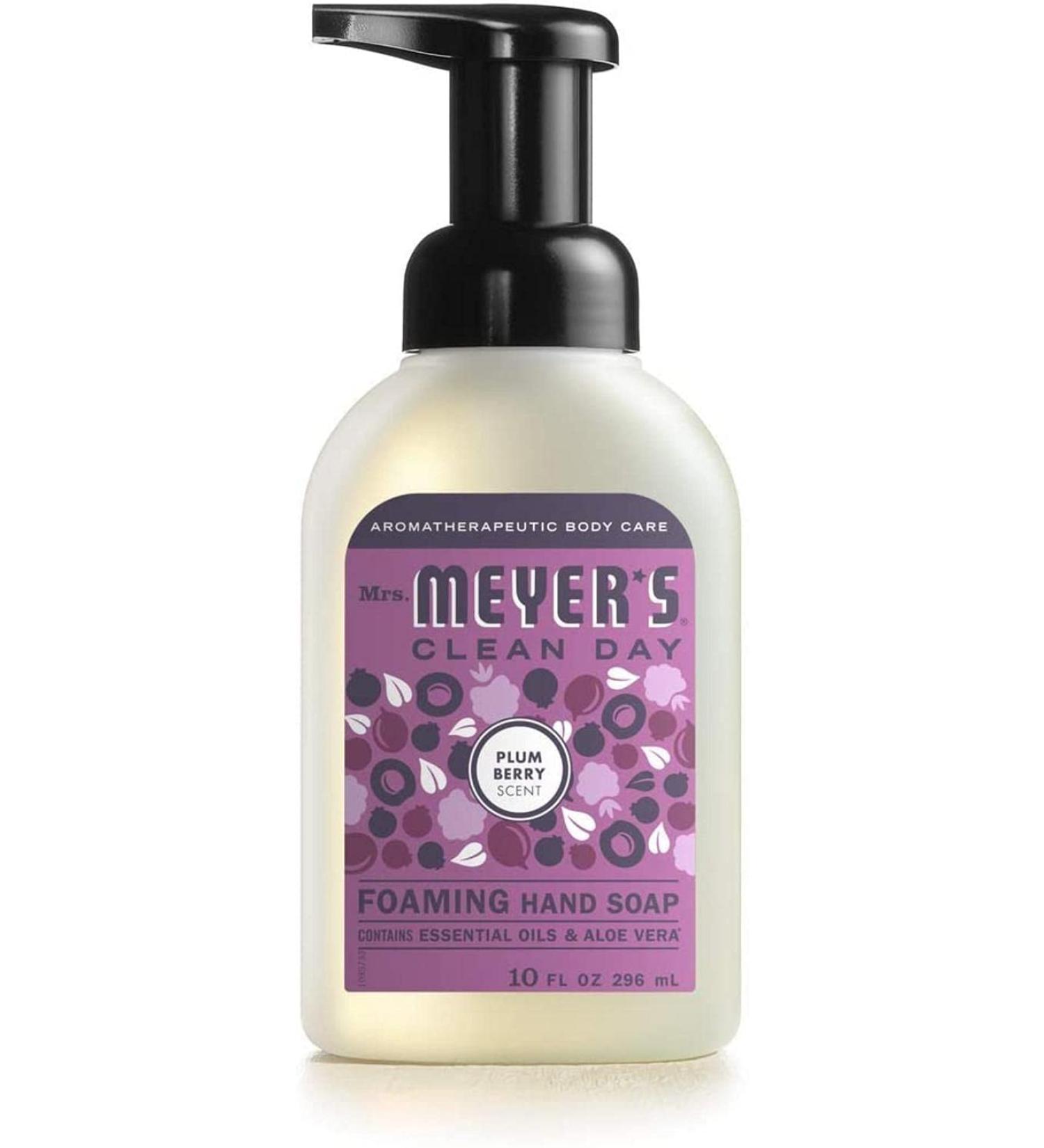 Mrs. Meyer's Clean Day Foaming Hand Soap Plum Berry - 10 Fl Oz (Pack of 1) - Buy Online on GoSupps.com