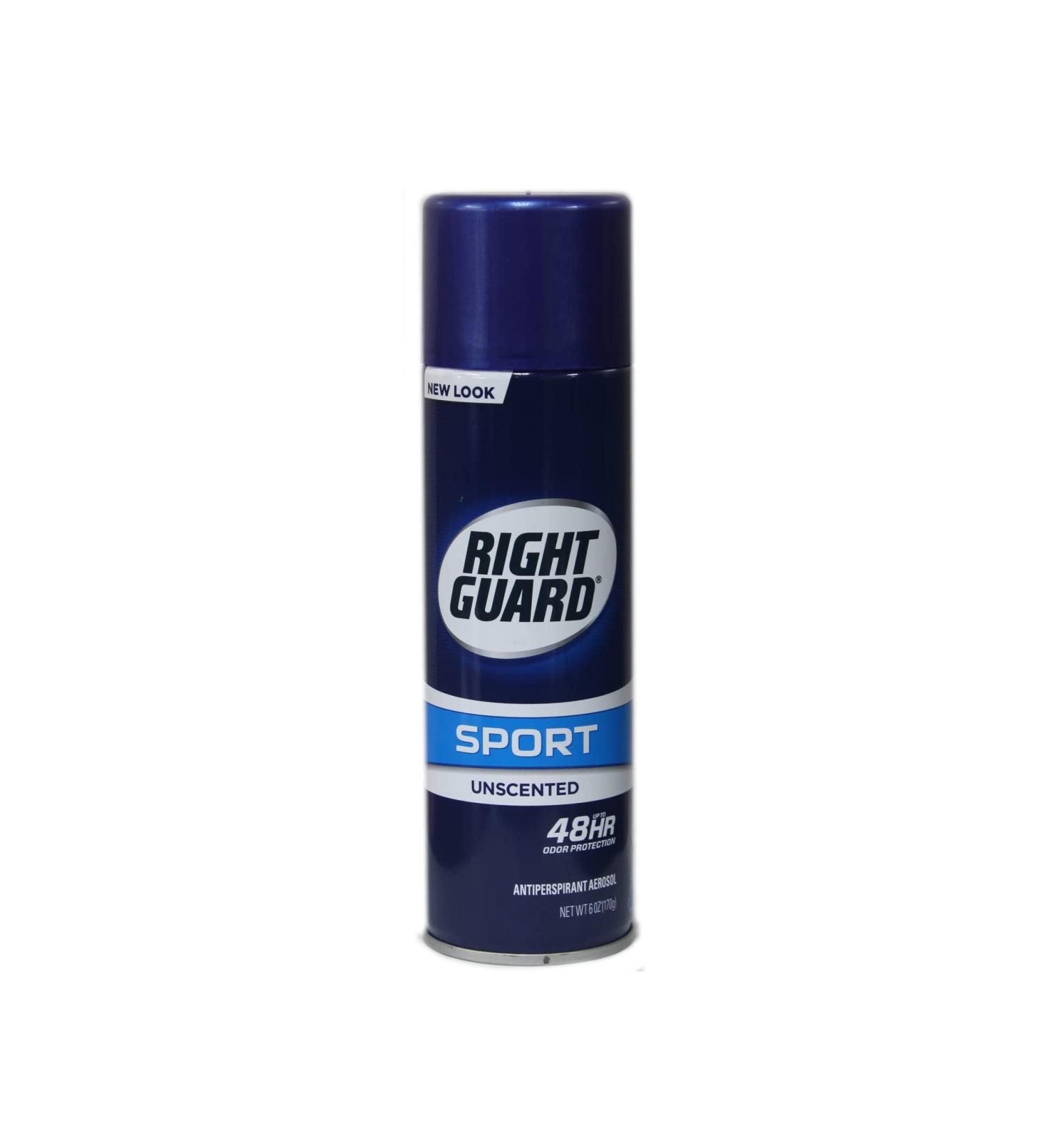 Right Guard Sport Unscented Aerosol Antiperspirant Spray 6 oz (Pack of 10) - Buy Online on GoSupps.com