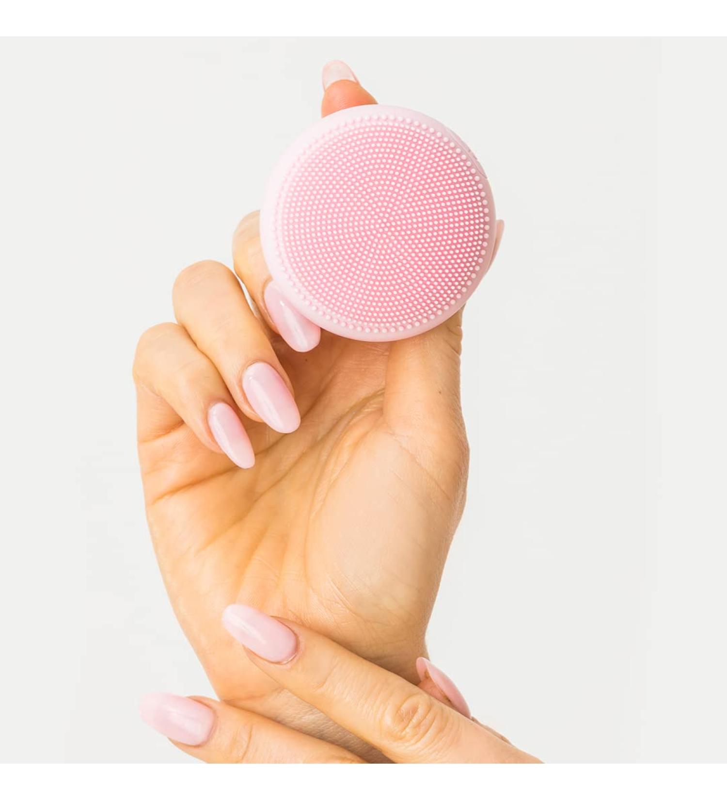 Koa Life Electric Face Scrubber | Deep Cleansing Facial Brush for Sensitive Skin | Exfoliator & Beauty Tool - Pink - Buy Online on GoSupps.com