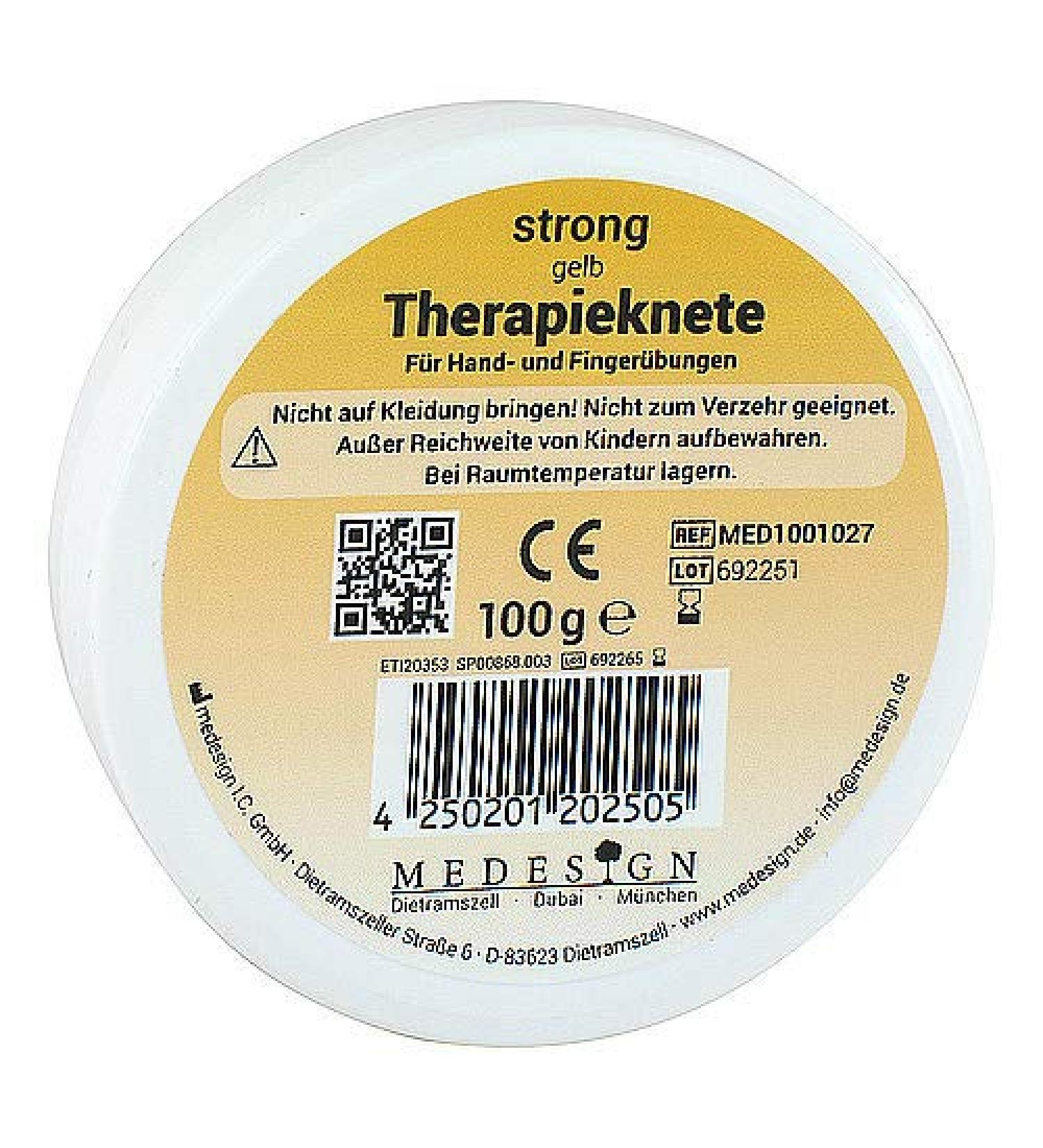 Therapy clay Strong yellow 100 g