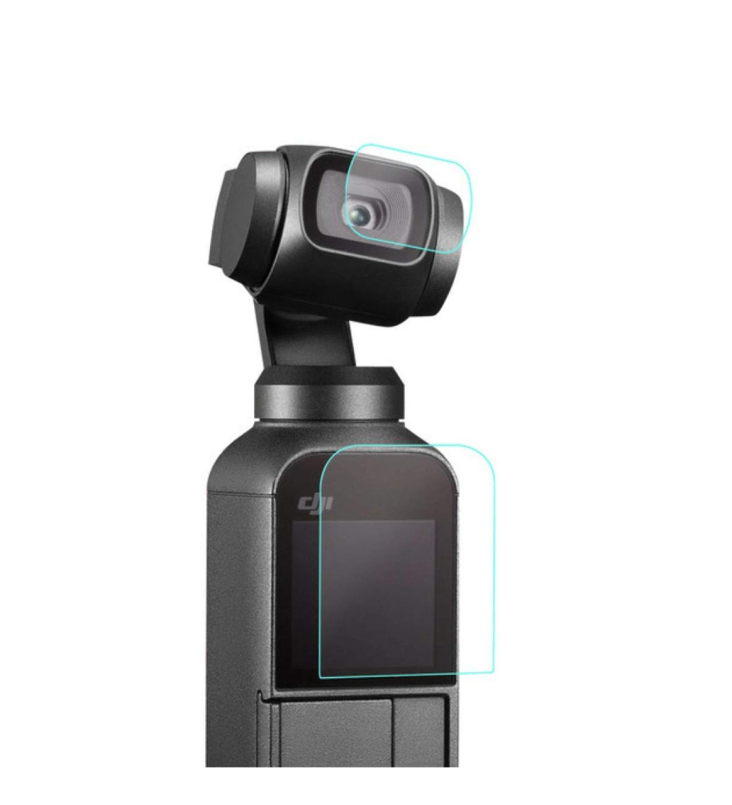 AFVO 9H Tempered Glass Screen Protector for DJI OSMO POCKET 2 - No Bubble, 4 in 1 (2 Screen + 2 Lens Protector) - Buy Online on GoSupps.com