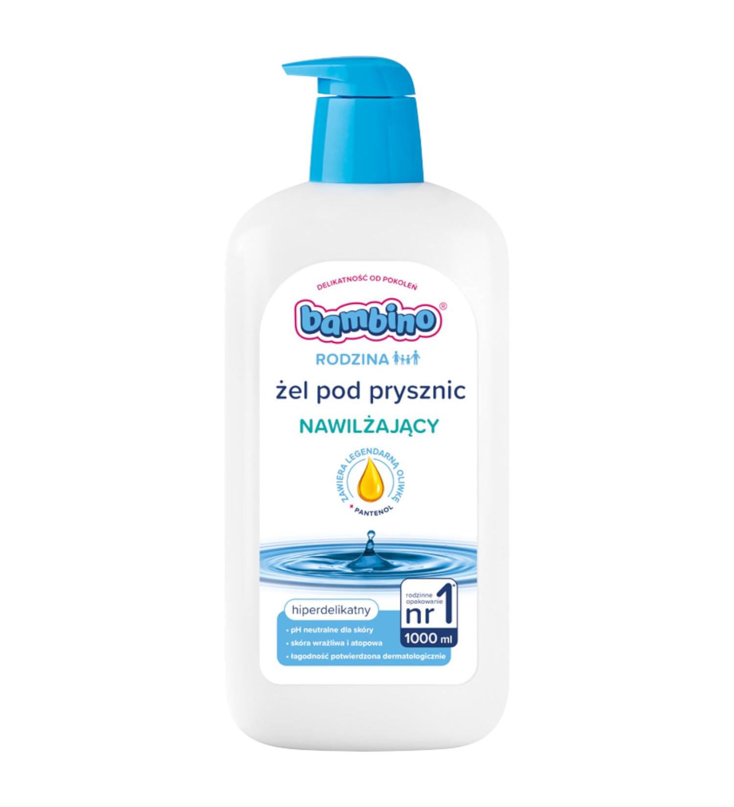 Beiersdorf AG Bambino Family Moisturizing Shower Gel 1000 ml - Buy Online on GoSupps.com