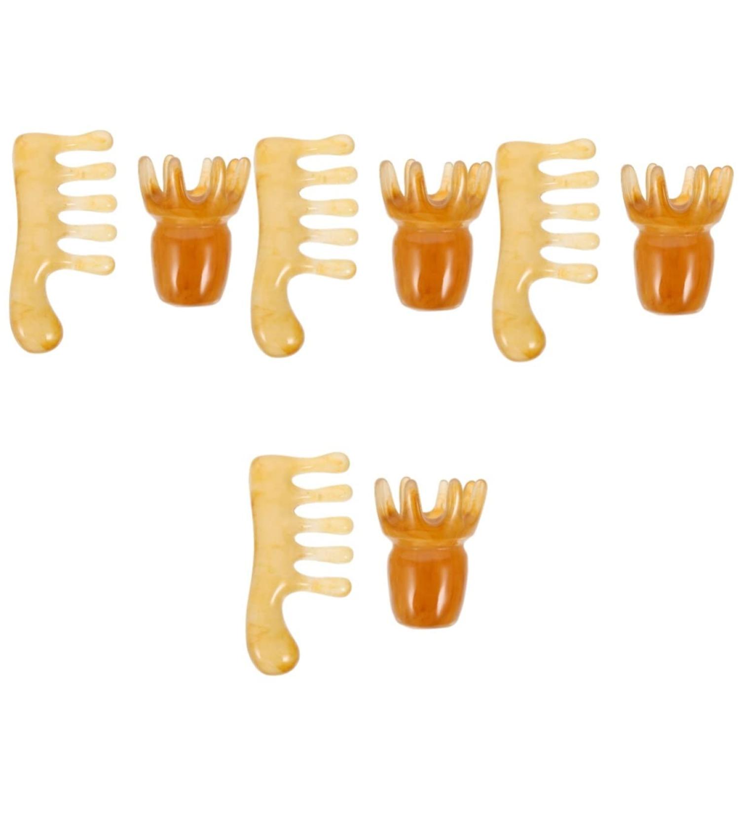 Buy Healvian 8-Piece Massage Comb & Gua Sha Roller Set - Acupuncture Face Tools & Beeswax Brushes for Ultimate Relaxation | International Shipping - Buy Online on GoSupps.com