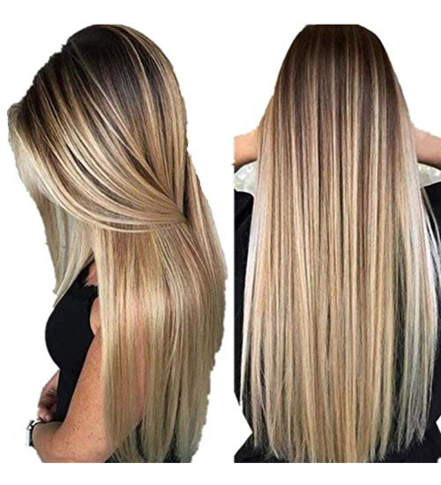 Buy Long Blonde Wig with Dark Roots | Natural Women's Cosplay Wig - International Shipping - Buy Online on GoSupps.com