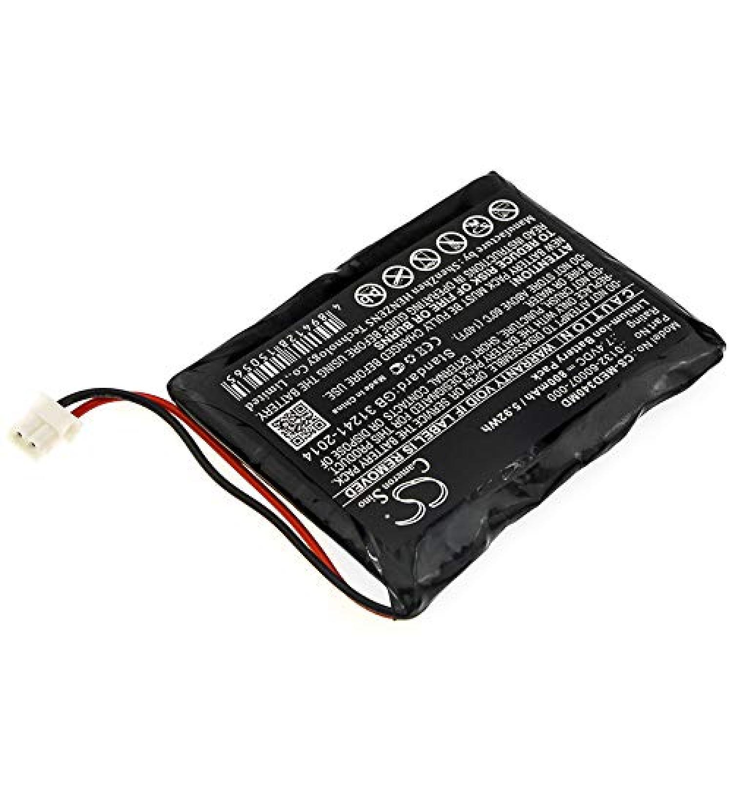 Replacement Battery 800mAh for Mediaid 31610 34 IPX1 M30 - Part 0132-60007-000 Compatible International Shipping - Buy Online on GoSupps.com