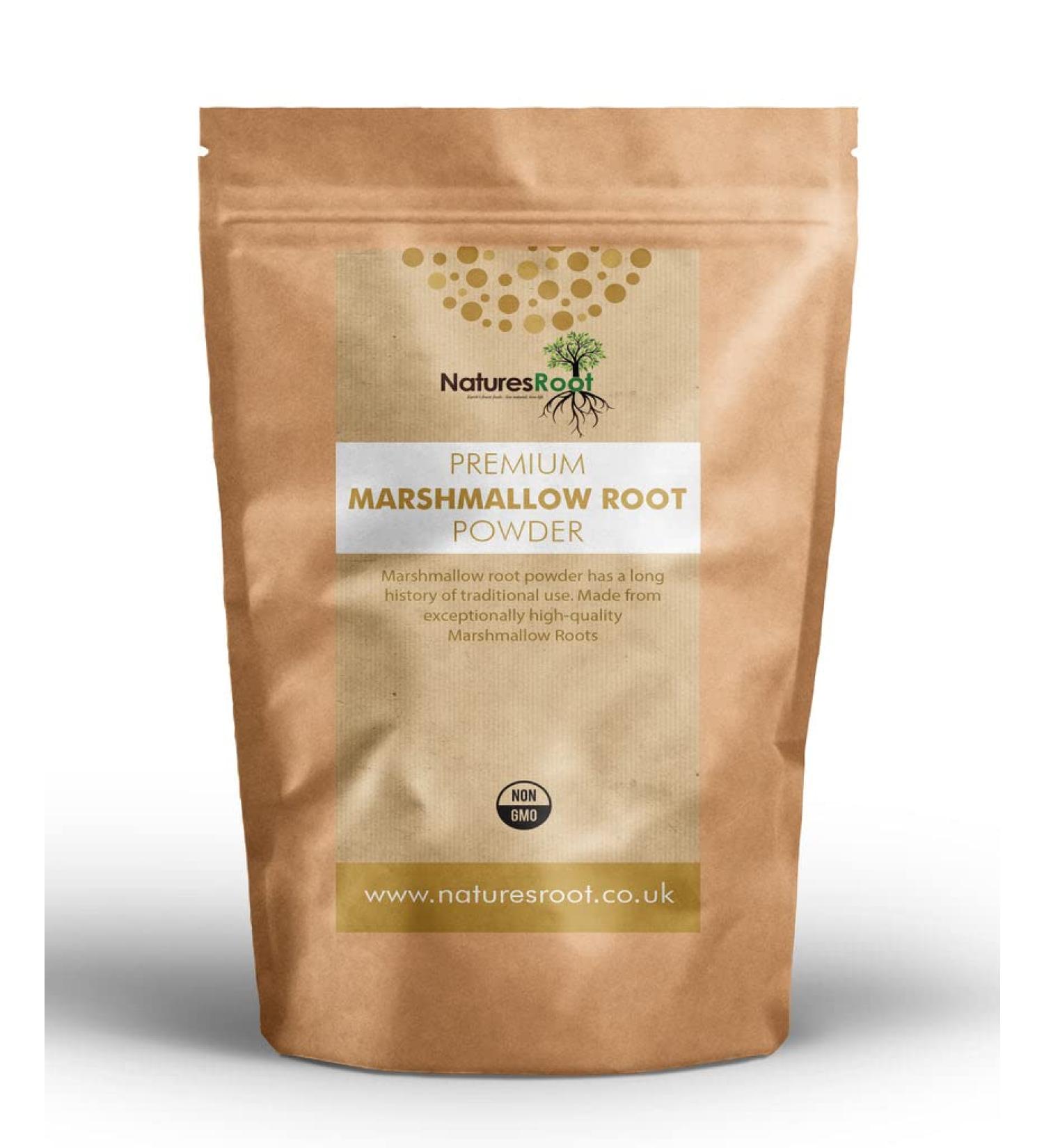 Natures Root Marshmallow Root Powder Supplement - Herbal Remedy for Cough Digestion Skin 100% Pure Althaea Officinalis Antioxidant-Rich - 250g 250 g (Pack of 1) - Buy Online on GoSupps.com