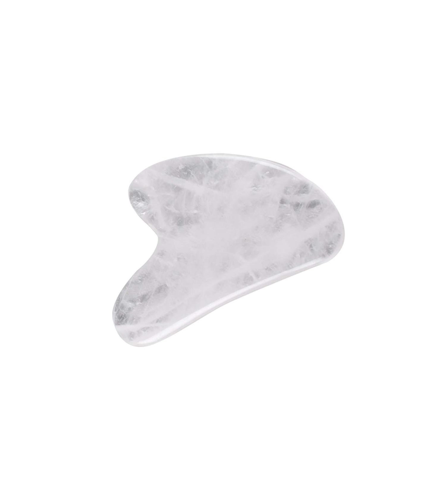Gua Sha Facial Tools Quartz Stone Guasha Facial Face Neck Body Gua Sha Board Jade Roller Skin Care Tools for Face Body Eyes Neck Skin Tightening(C)