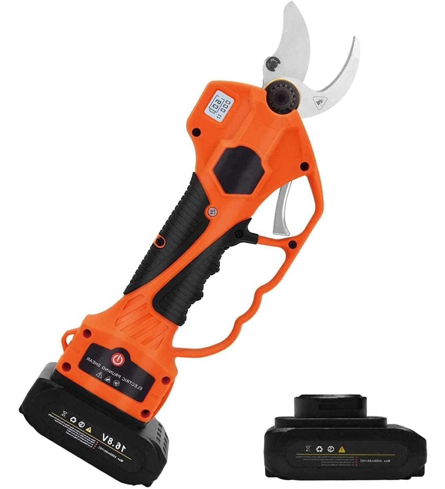 Electric Pruning Shears Rechargeable 2Ah Battery 16.8V 30Mm 1.2 Inch Diameter Professional Cordless Tree Branch Cutter Scissors Small Gift - Buy Online on GoSupps.com