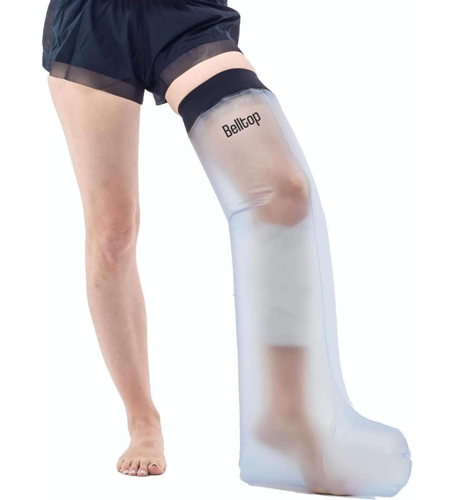 Waterproof Plaster Protection for Legs | Reusable Silicone Shower Cover for Bone - Ideal for Adults - Buy Online on GoSupps.com