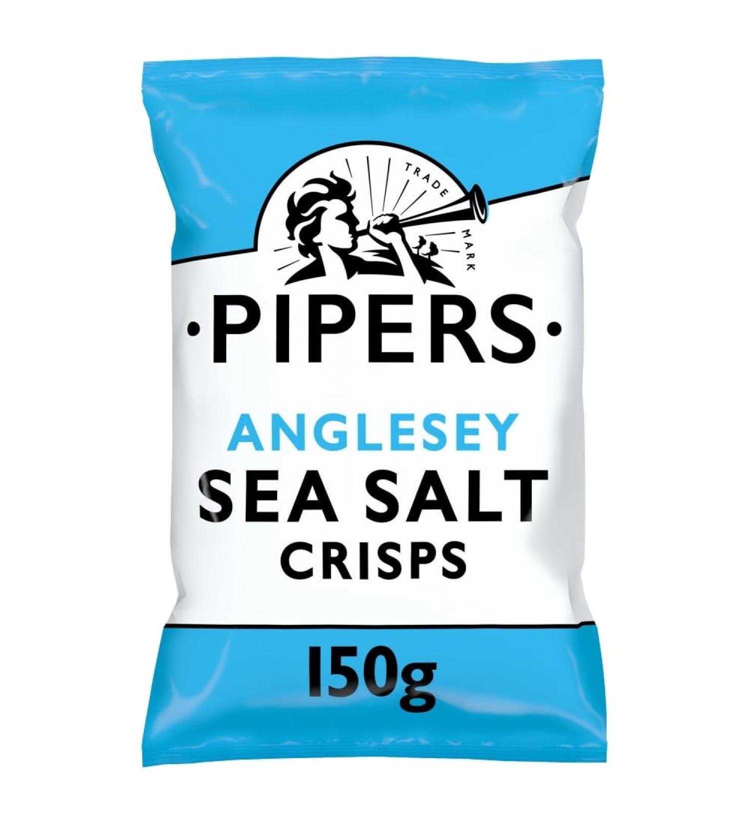 Pipers Chips Sea Salt 150 g - Buy Online on GoSupps.com