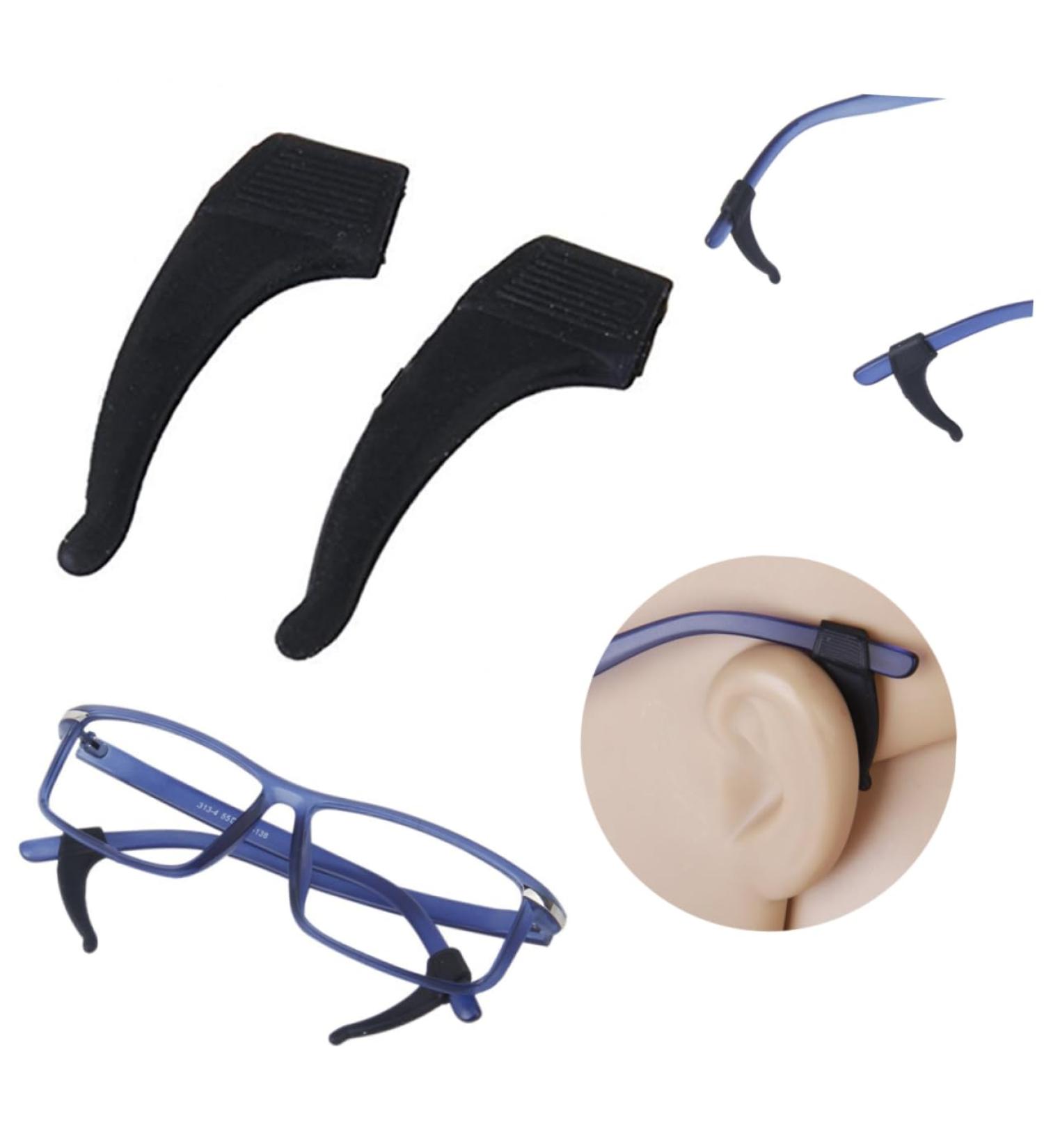 Veemoon Silicone Glasses Ear Holders 3 Pairs Anti-Slip & Slipproof for Kids & Short-Sighted Men - Buy Online on GoSupps.com