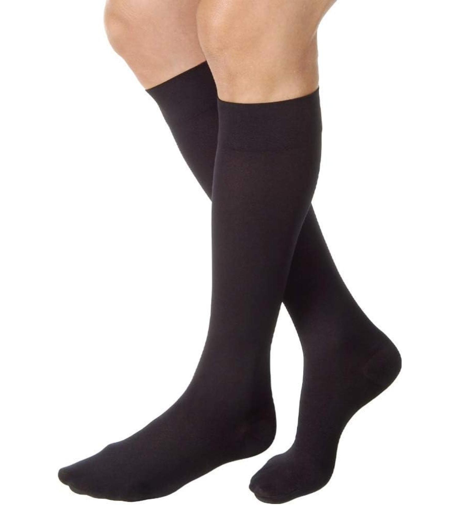JOBST Relief Knee High Compression Socks - Black  Medium  Closed Toe - 1 Pair - Buy Online on GoSupps.com