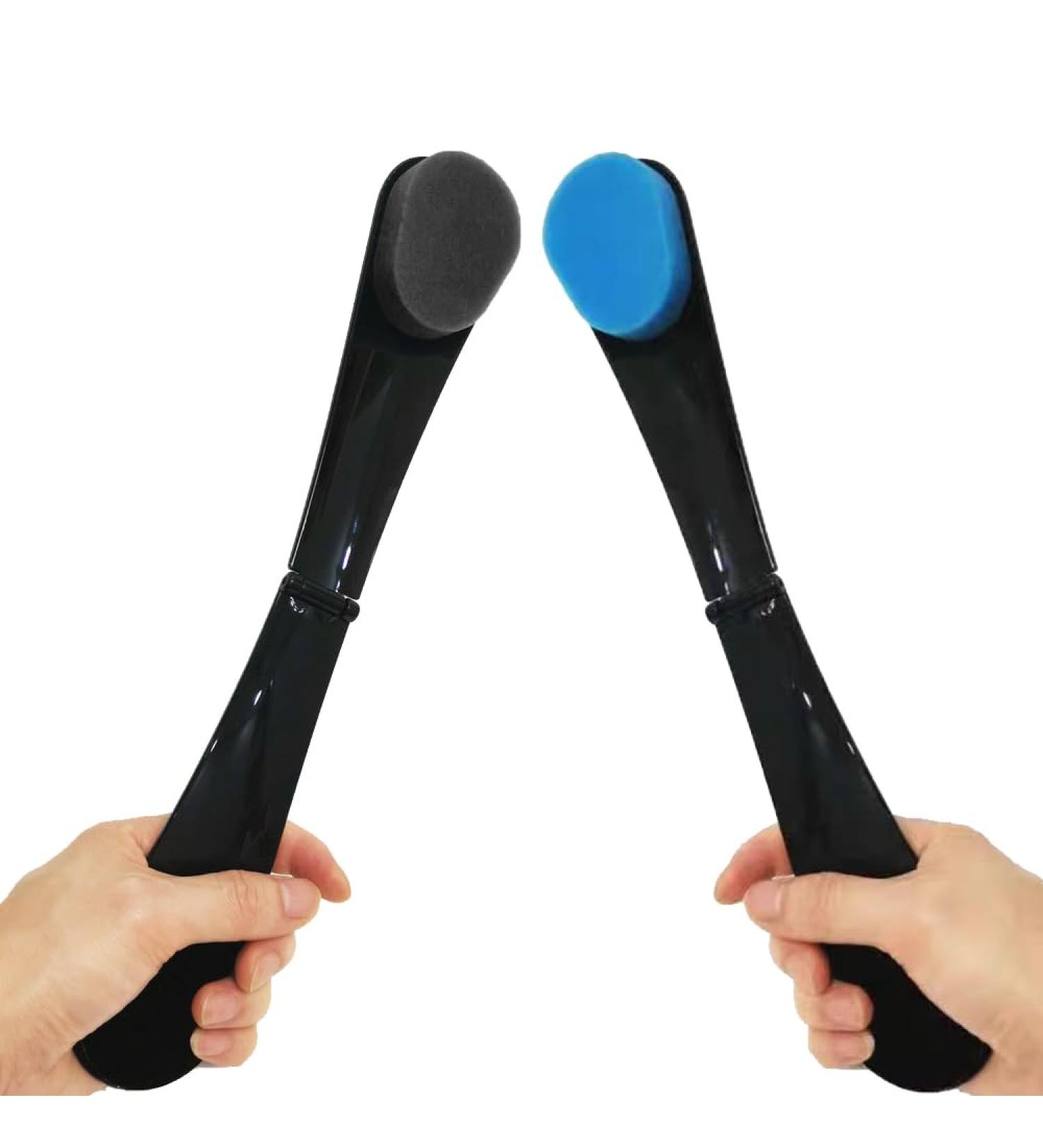 2 Pack Self Tanner Applicator for Back - Foldable Lotion Applicator for Back - Sunscreen Applicator for Tanning in Hard to Reach Areas - Buy Online on GoSupps.com