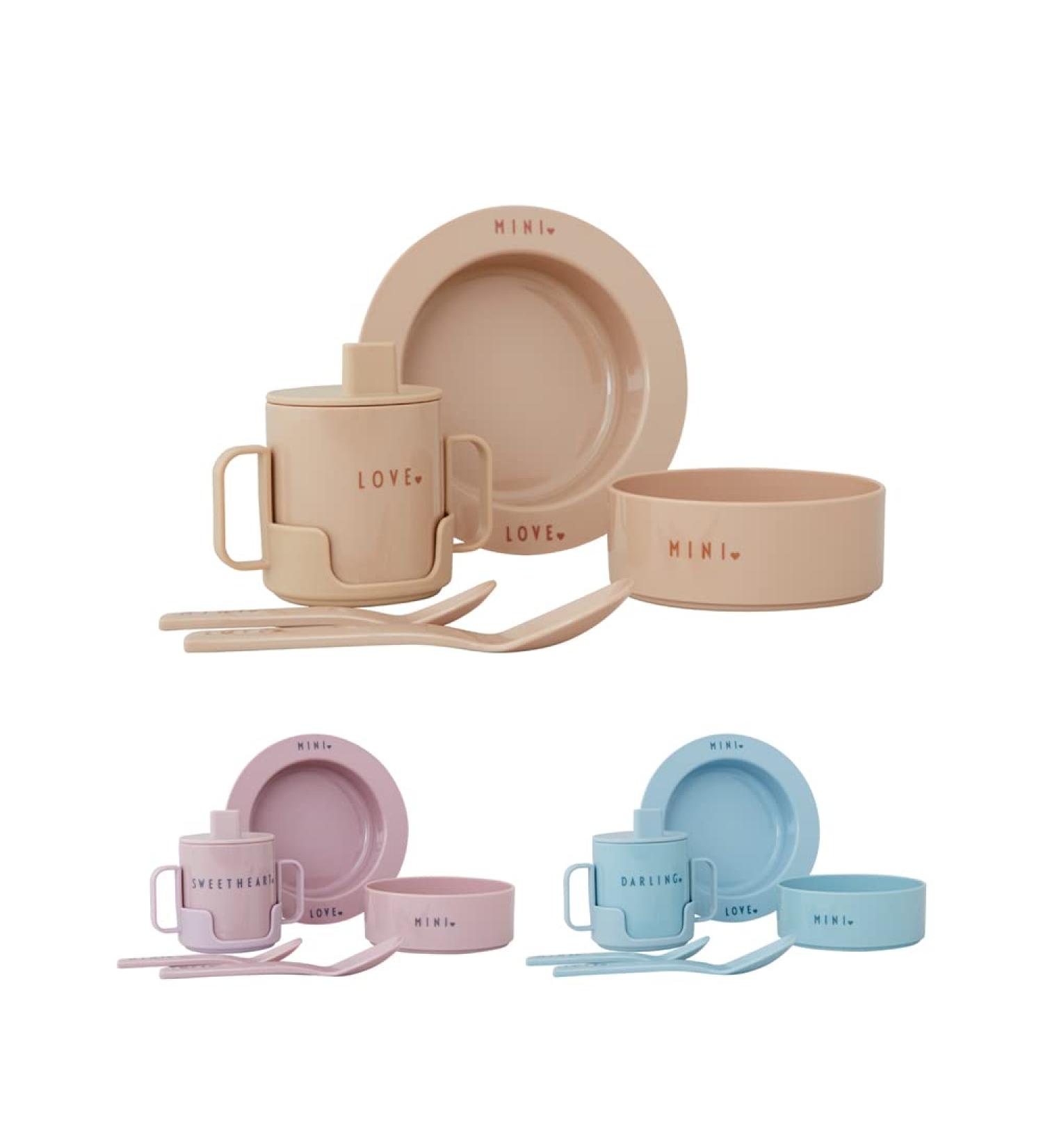 Design Letters Mini Favourite Starter Set- Beige | Non-Toxic, 100% BPA, BPS, and Phthalates-Free - Buy Online on GoSupps.com