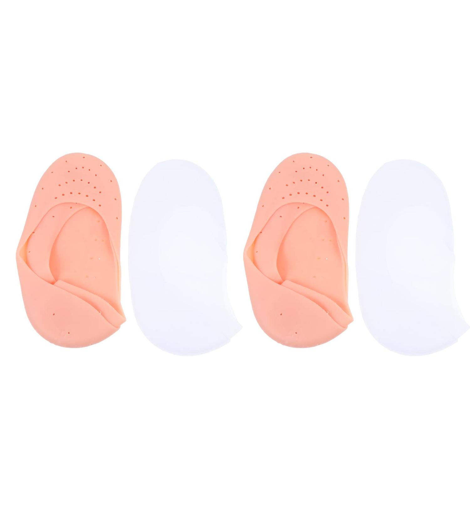 Buy 4 Pairs Silicone Foot Spa Socks | Moisturizing Gel Bladder & Toe Protection | International Shipping Available - Buy Online on GoSupps.com