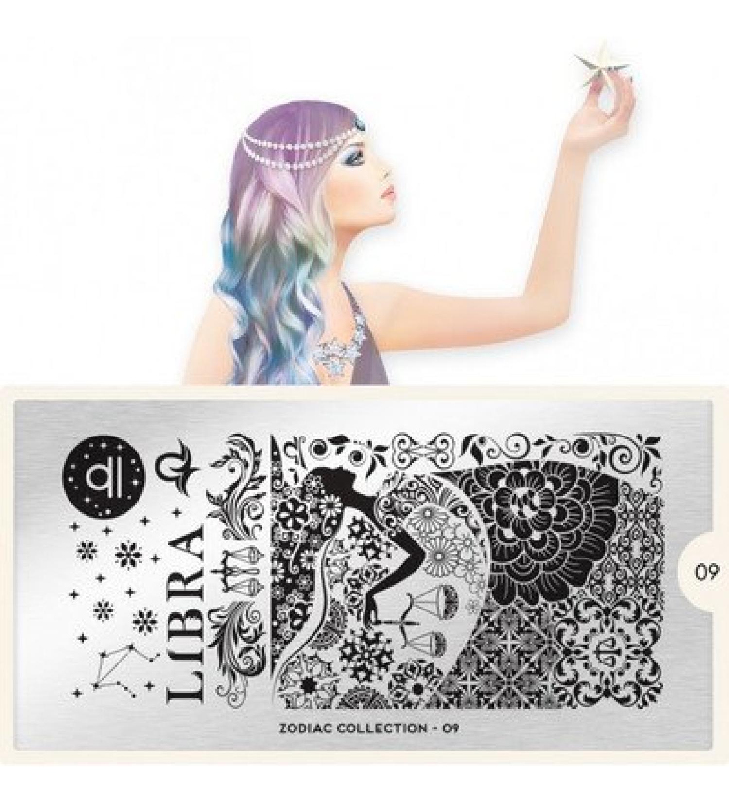 MoYou-London Stencil Zodiac Collection 09 | Unique Nail Art Designs for International Shipping - Buy Online on GoSupps.com