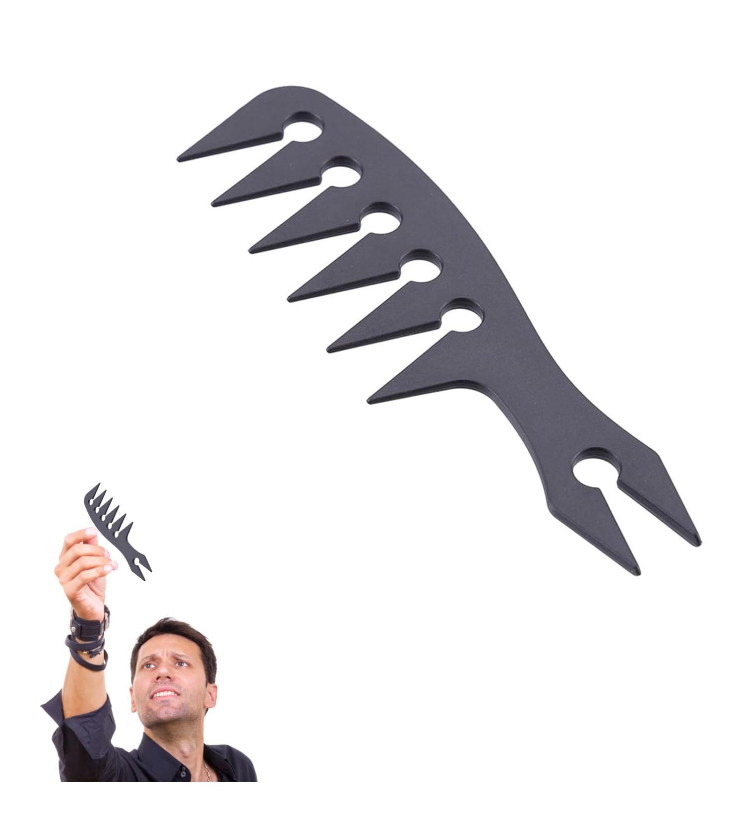 Hair Texture Wide Tooth Comb Hair Texture Comb Styling Comb Women Men Hair Coloring Combs Hairdresser Hair Comb for Wavy Long Curly Hair Care Big Back Head Big Wide Tooth Texture Styling Comb - Buy Online on GoSupps.com