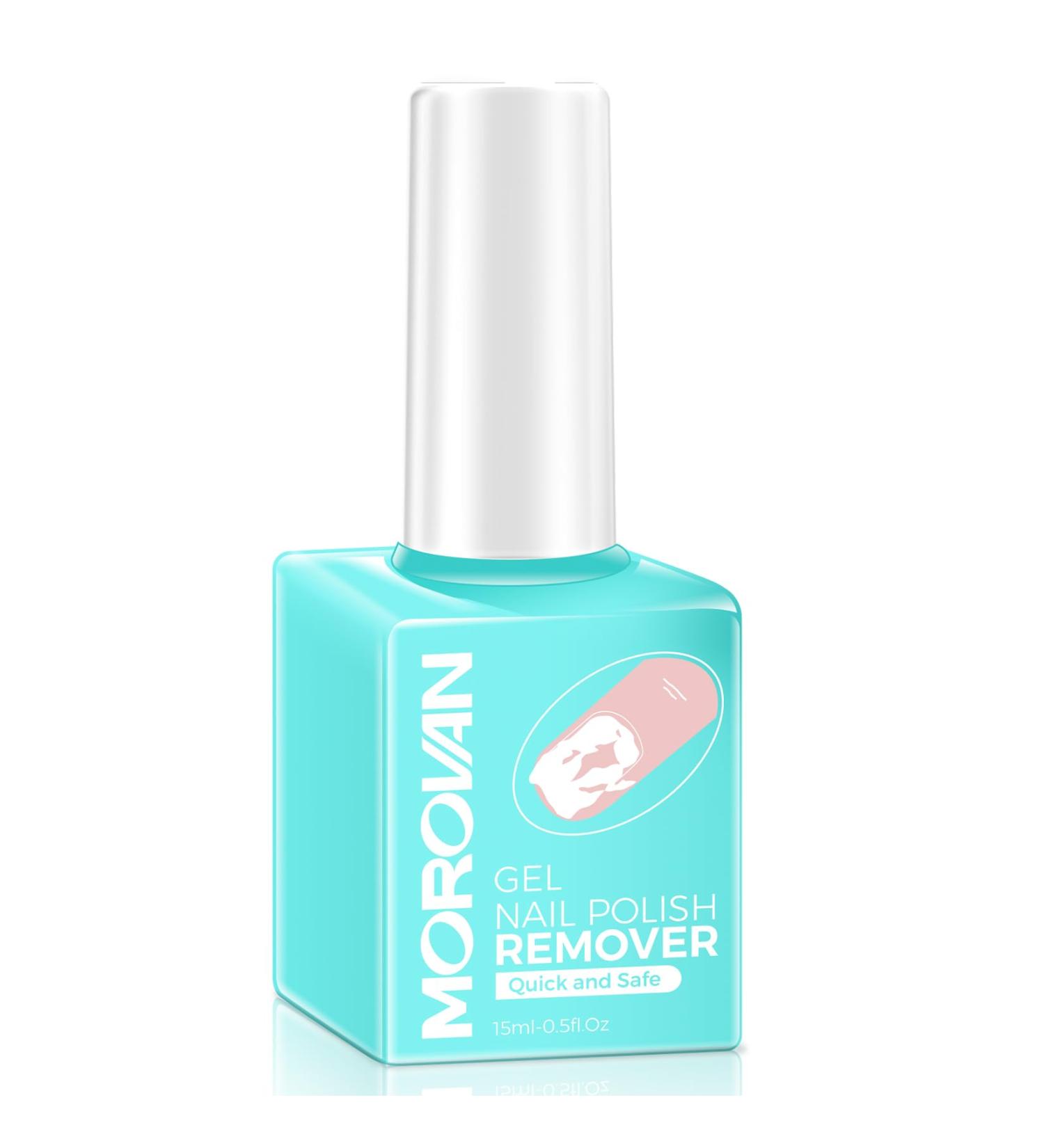 Morovan Gel Nail Polish Remover - Fast & Effective Gel Polish Removal in 3-5 Minutes | No Soaking or Wrapping Needed | International Shipping Available - Buy Online on GoSupps.com